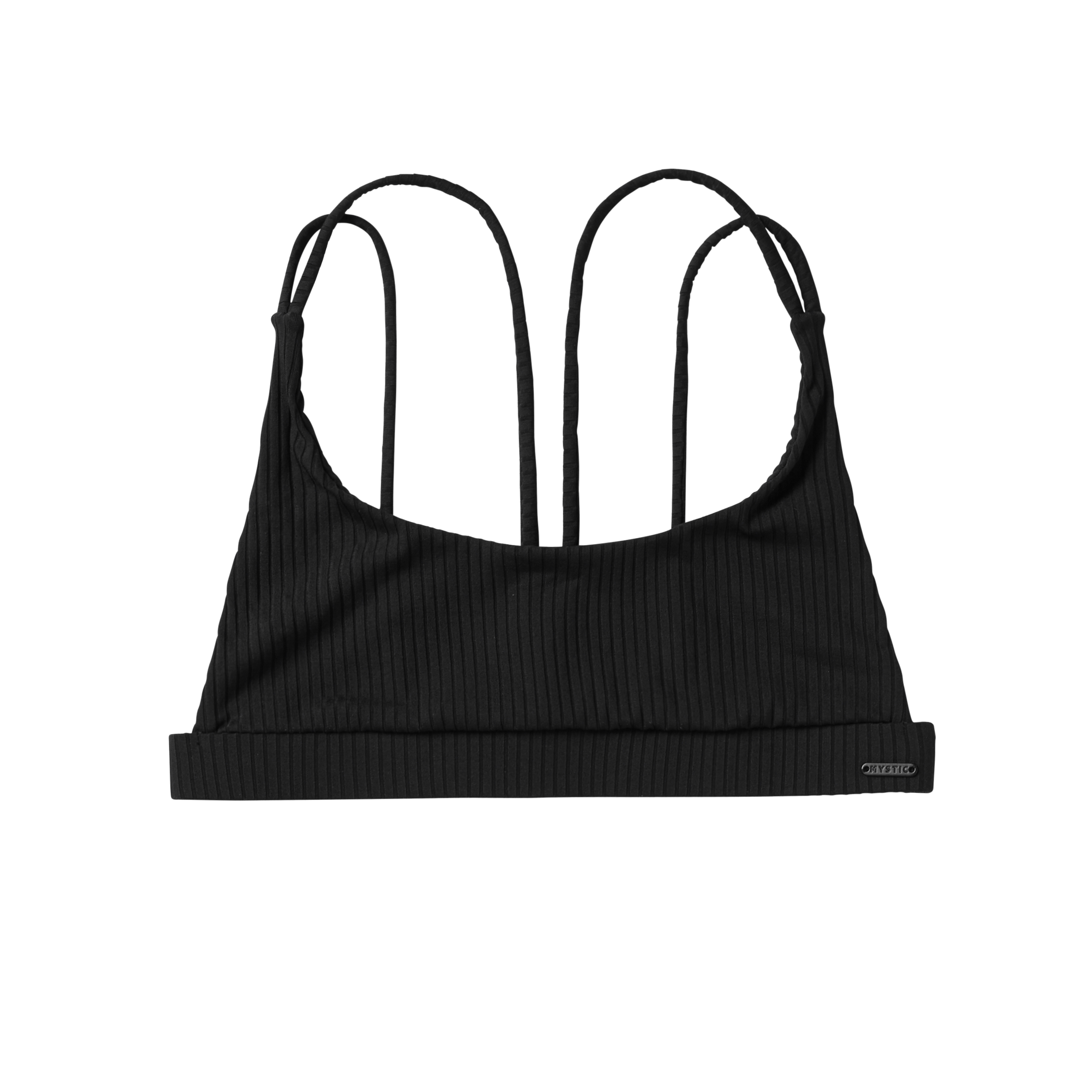 Mystic - Bodil Strappy Bikini Top - Black