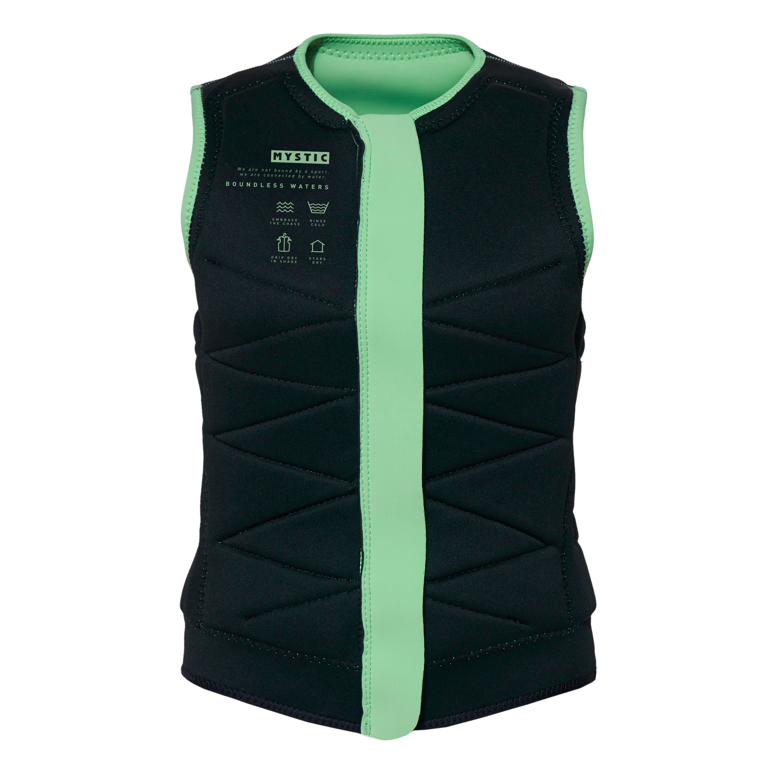 Juice Impact Vest Fzip Wake Women 2024 - Lime Green