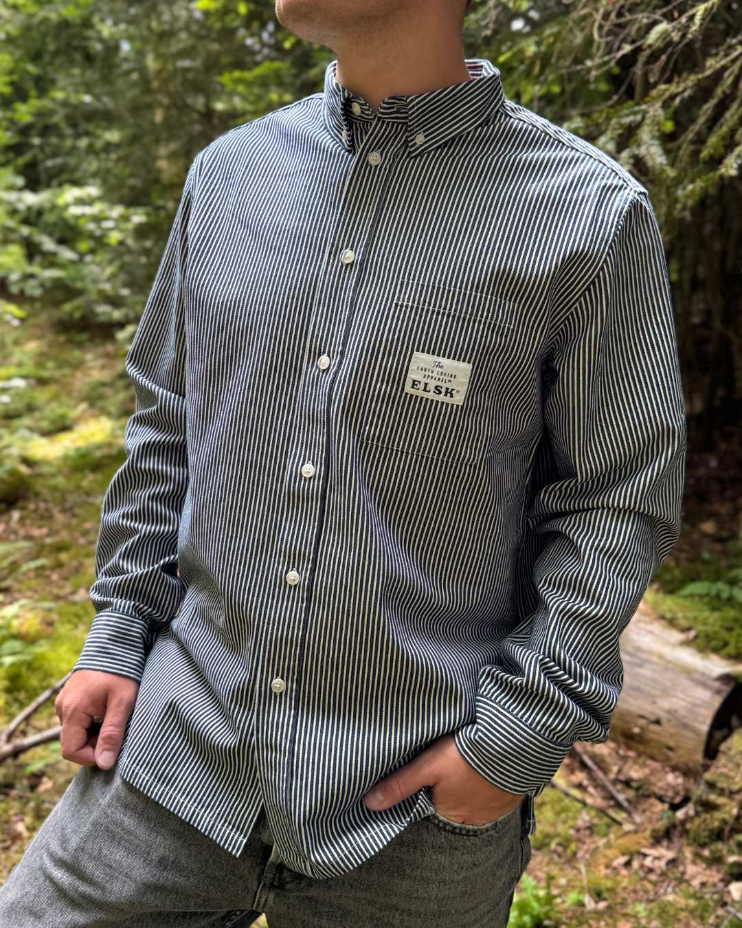 Hickory Striped Men'S Bd Shirt