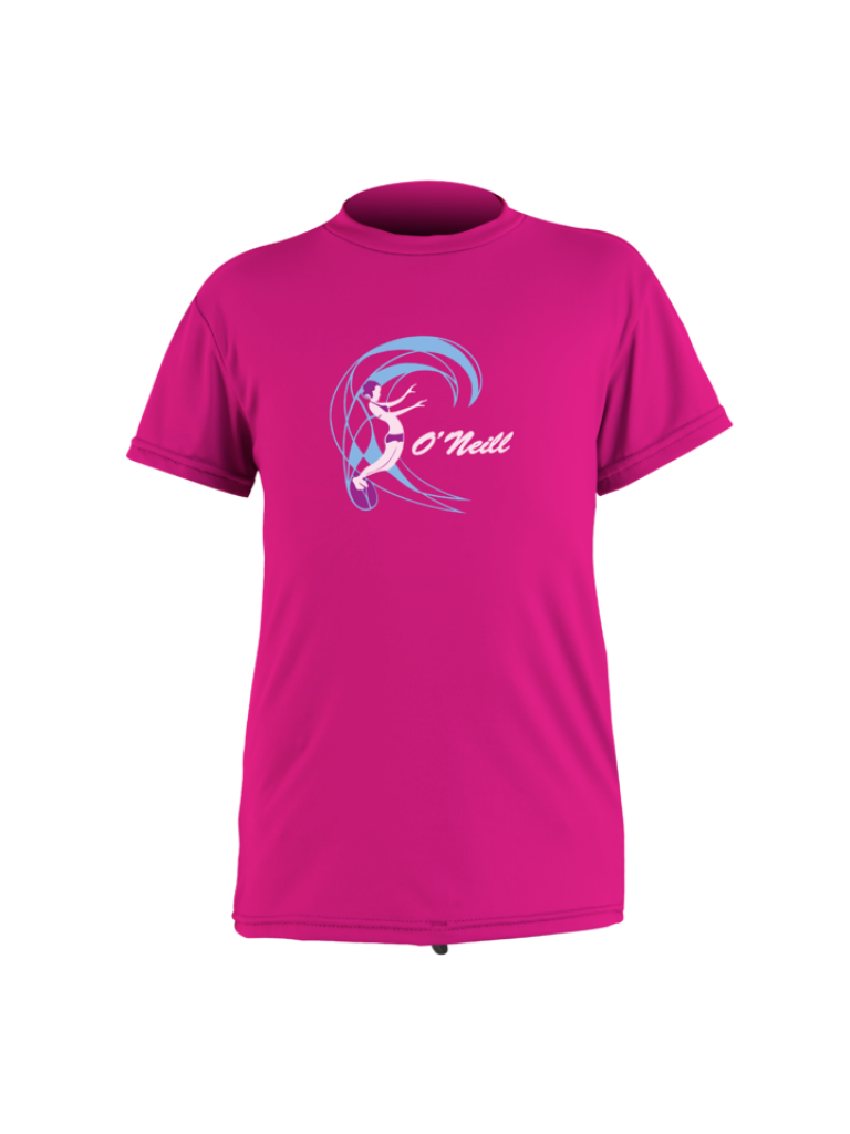 Toddler O'Zone S/S Sun Shirt - Girls - Berry