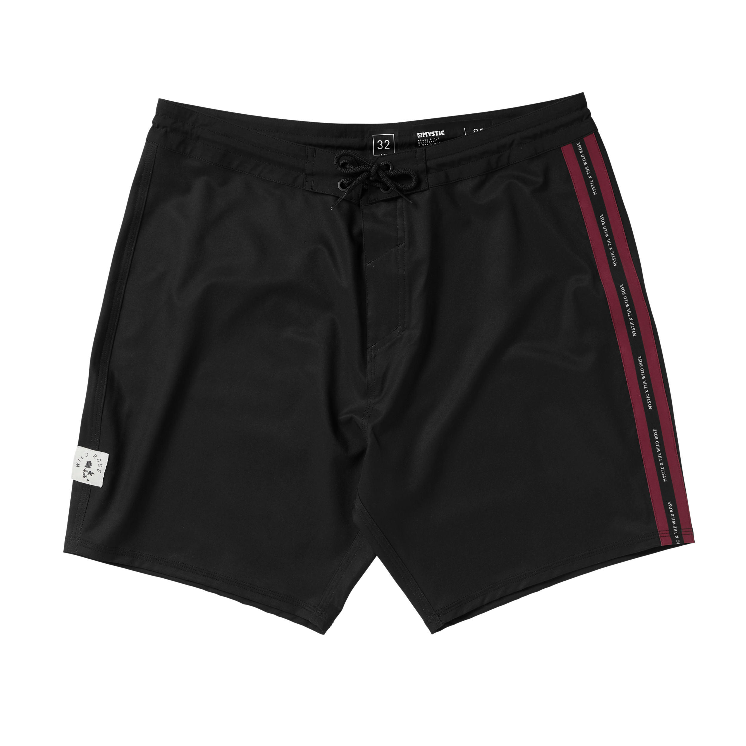 Mystic - Wild Rose  Boardshorts - Black