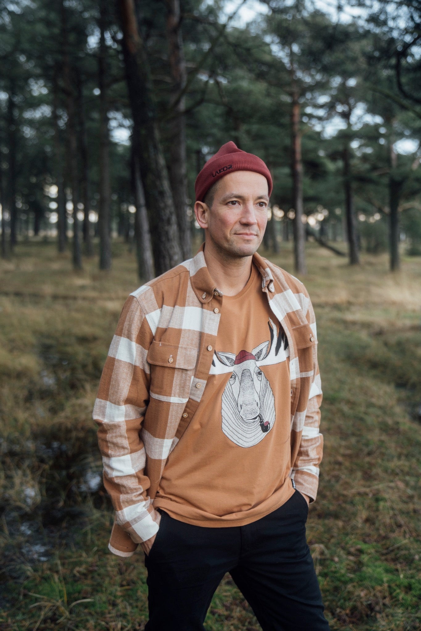 Big Moose T-shirt (Brown)