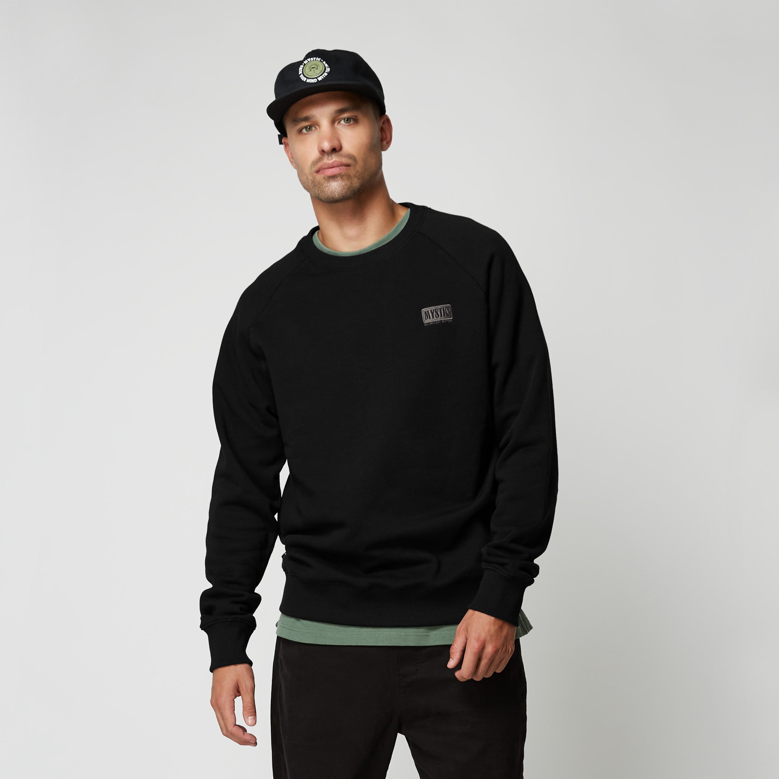Mystic - Mayhem Crew Sweat - Black