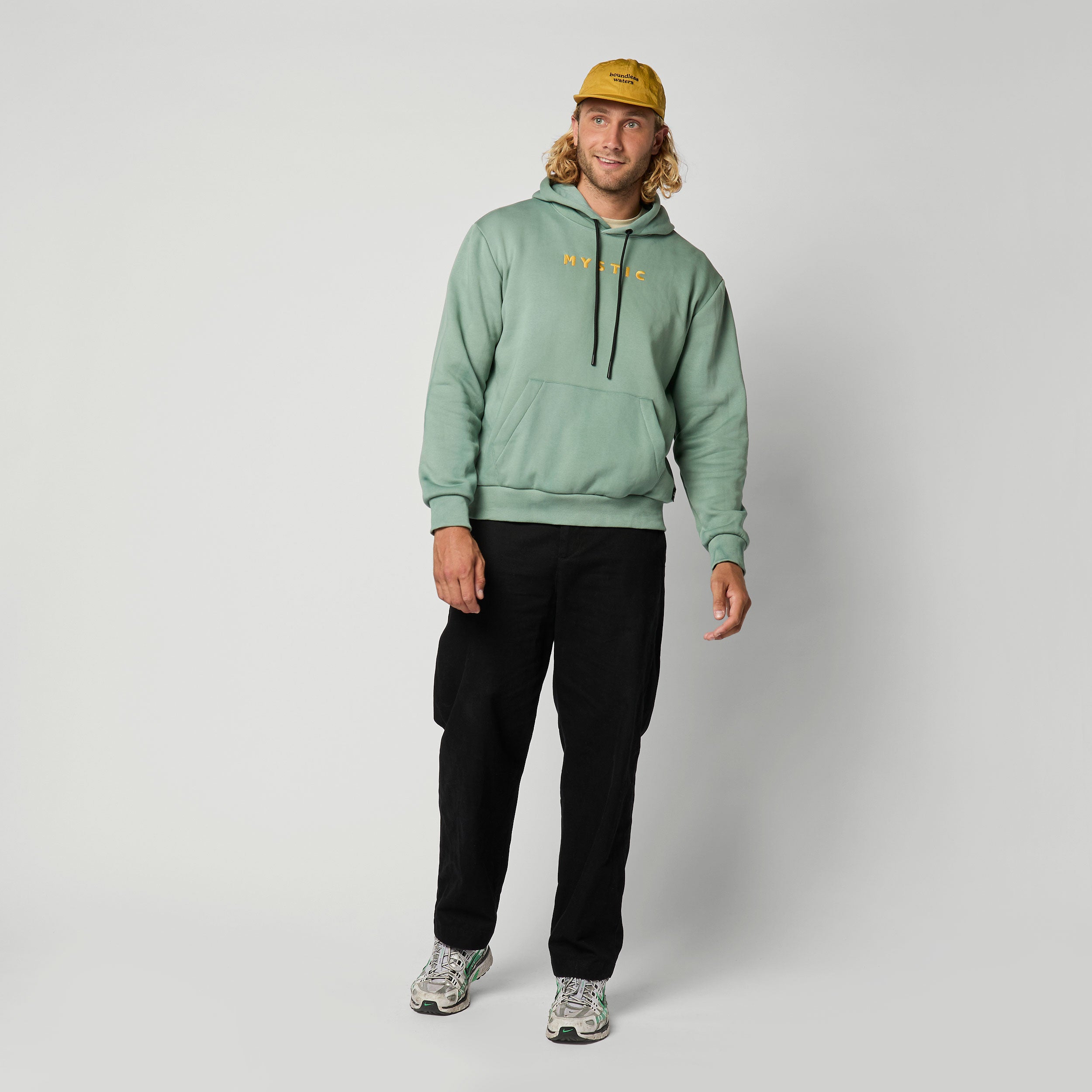 Mystic - Icon Hood Sweat - Frozen Green