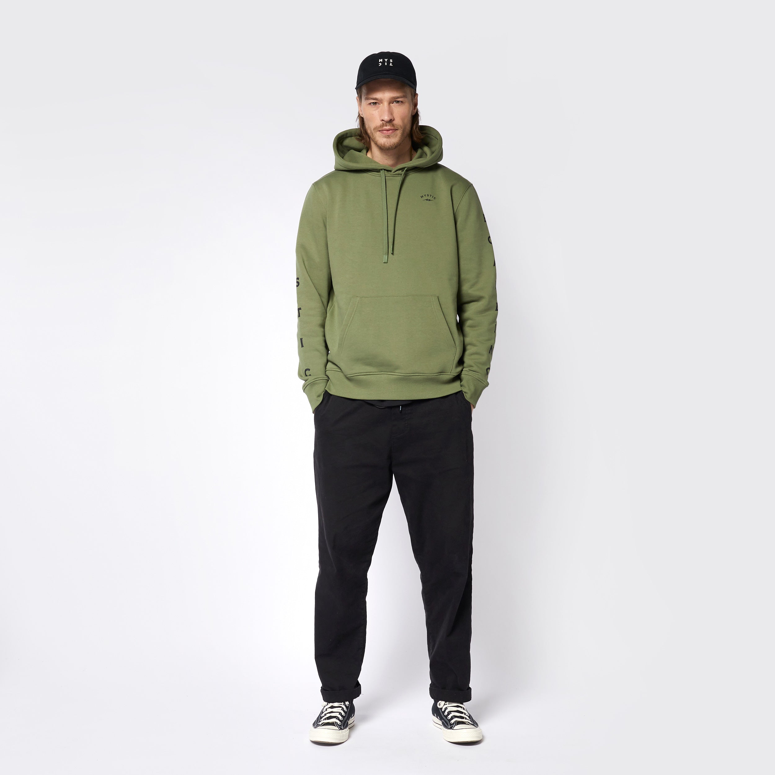 Bolt Hood Sweat - Dark Olive
