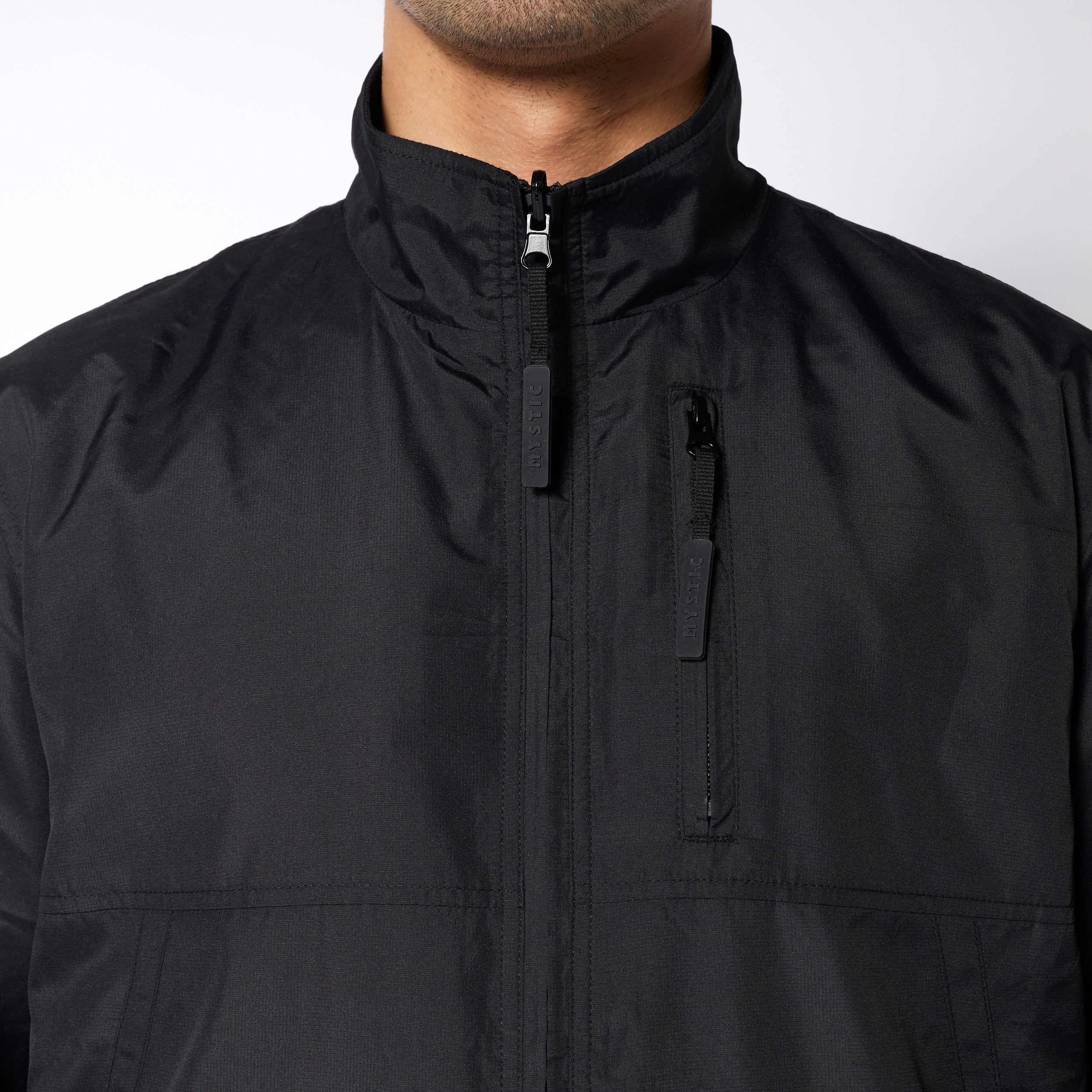 DTS Reversible Zip Thru Jacket - Black