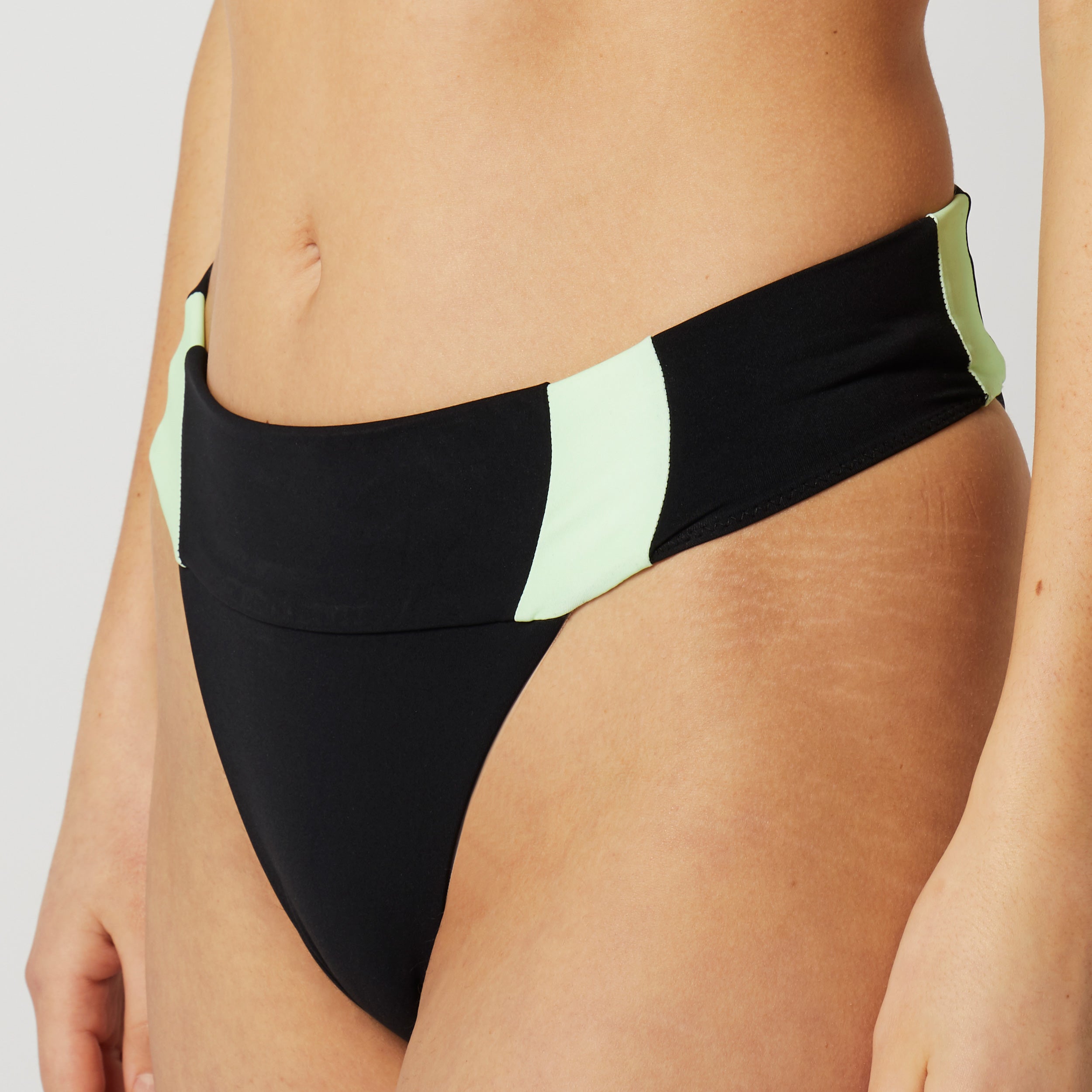 Mystic - Bruna Performance Bikini Bottom - Lime Green