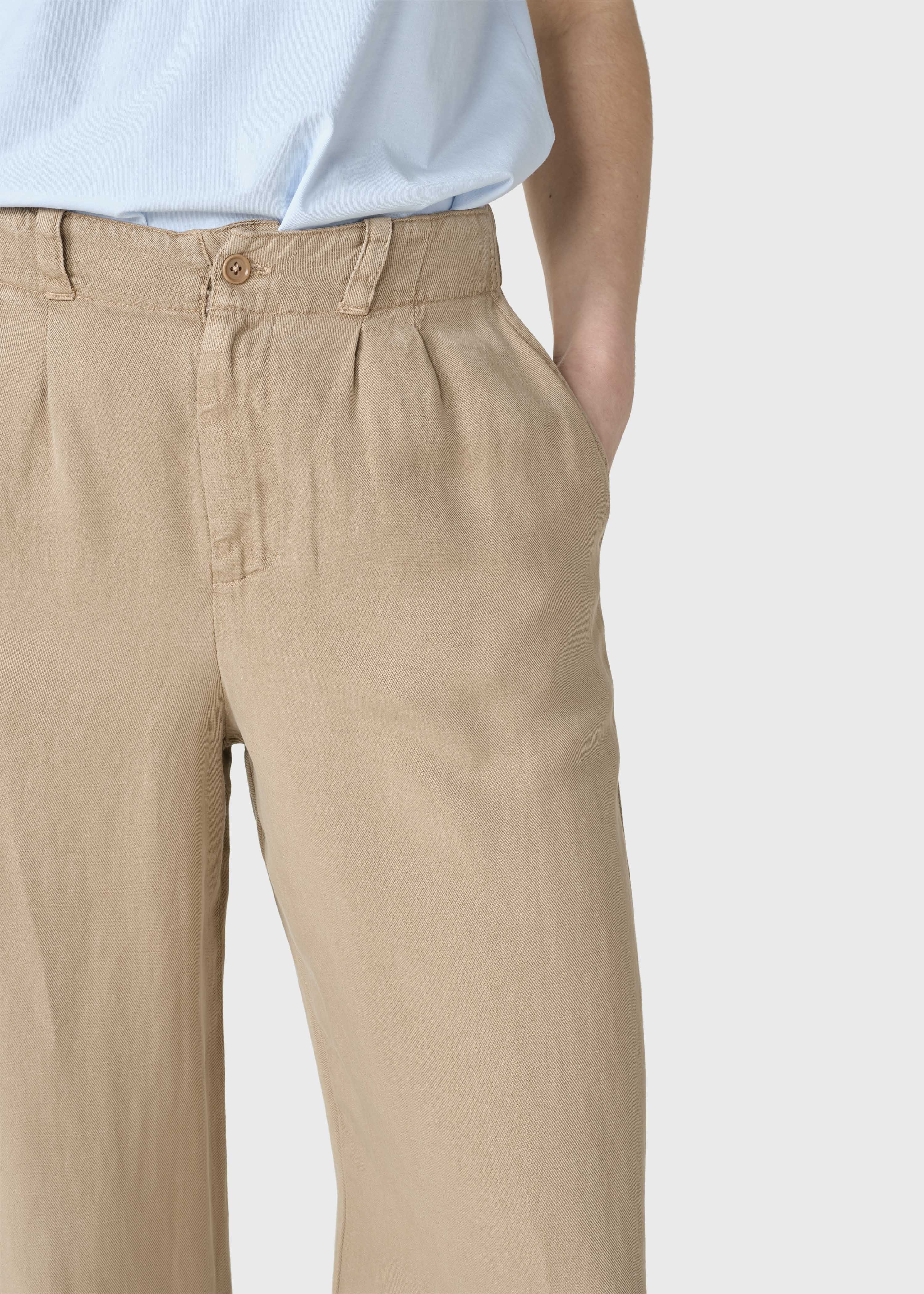 Ada Lyocell Pants - Sand