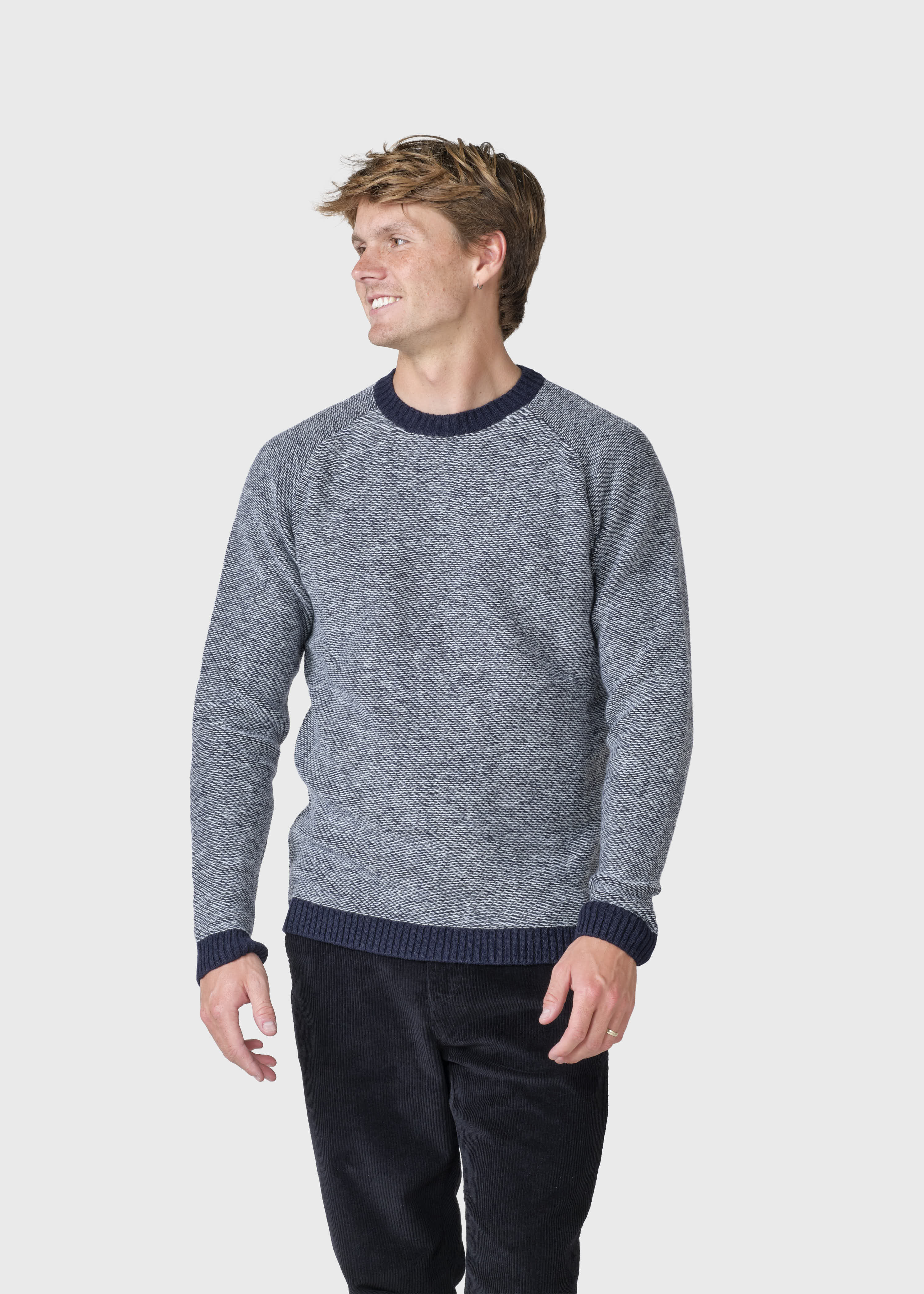 Arthur Knit - Navy/cream