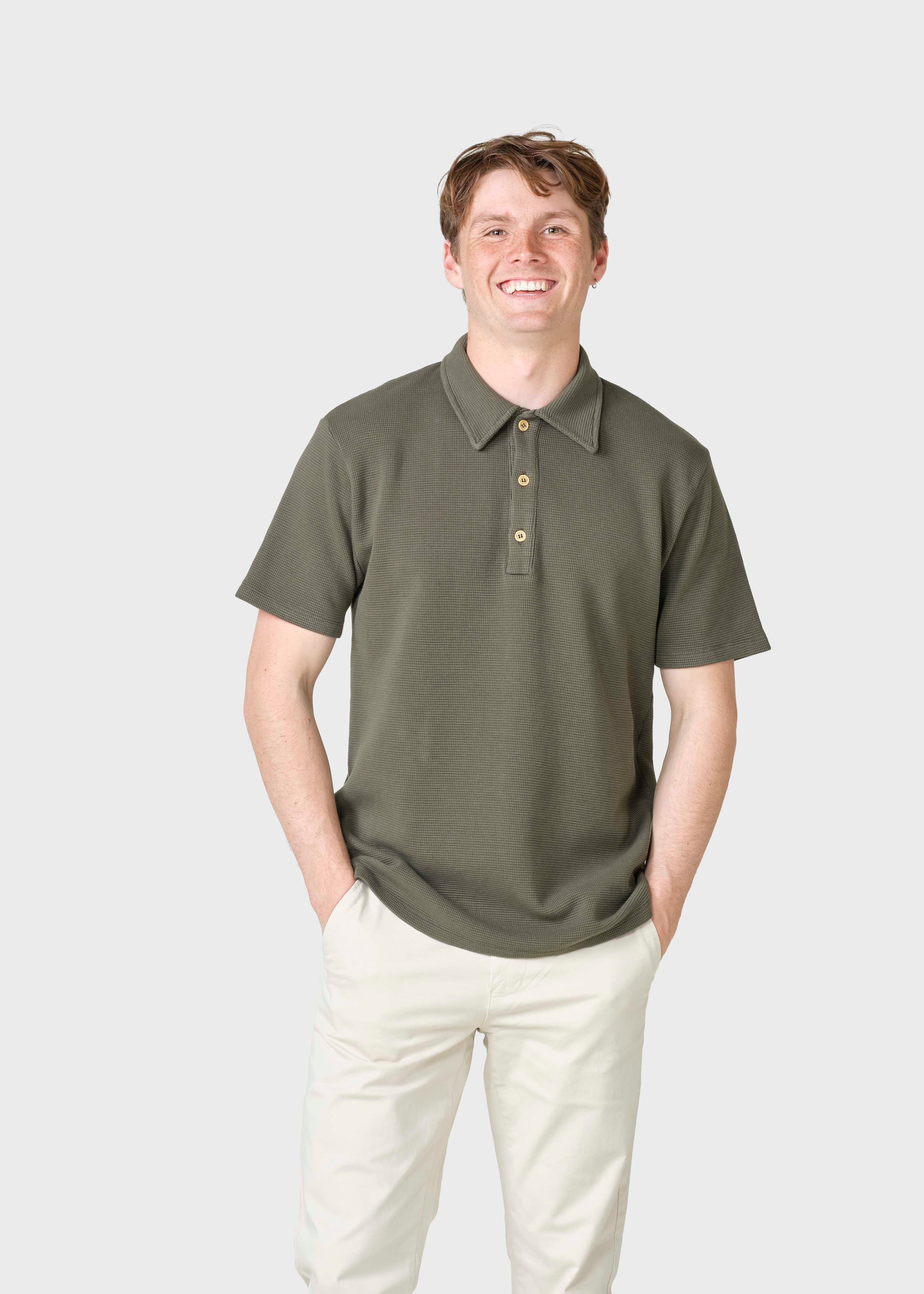 Banks Polo Tee - Olive