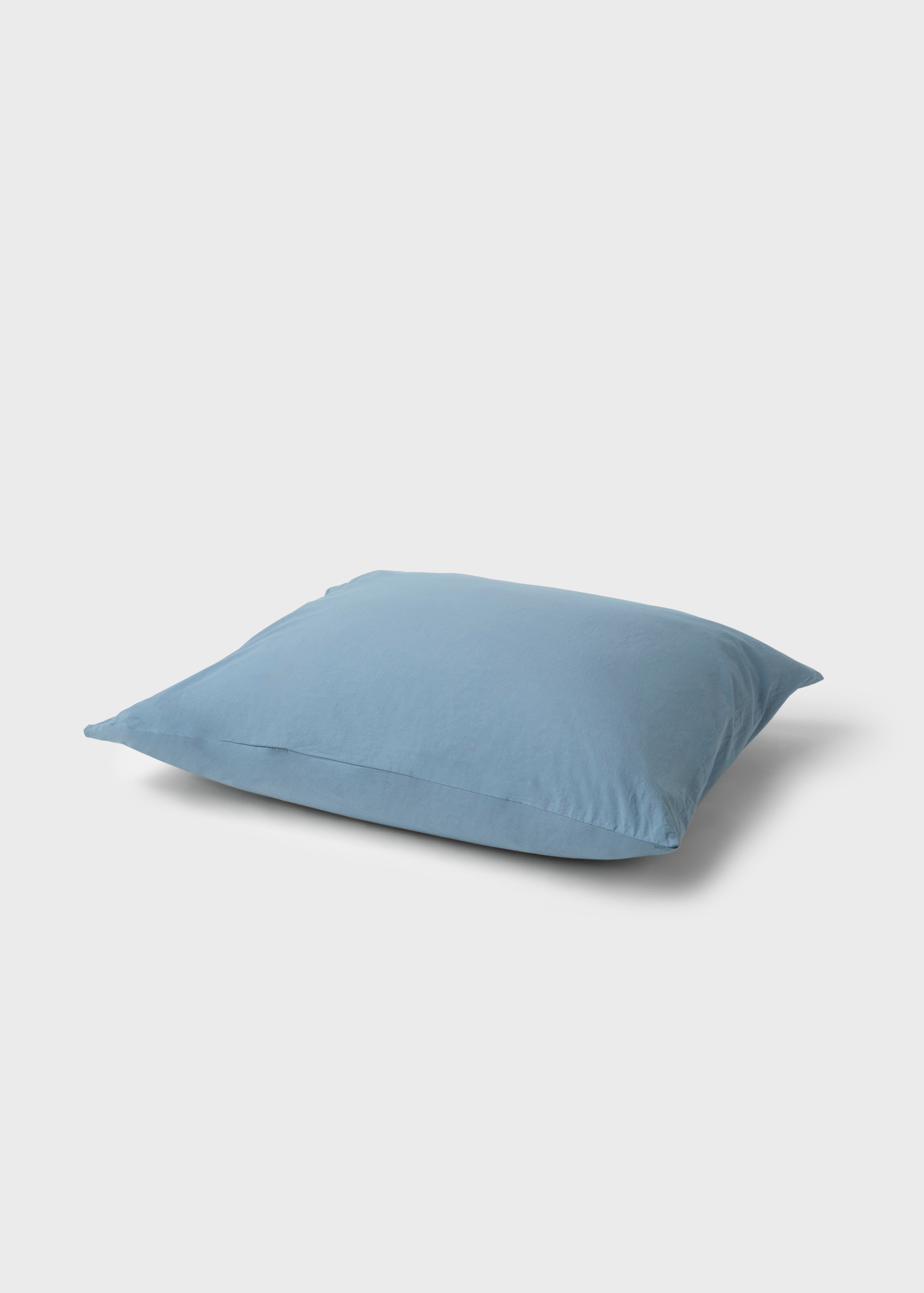 Bed Set - Plain - 140 X 200 + 60 X 70 - Light Blue