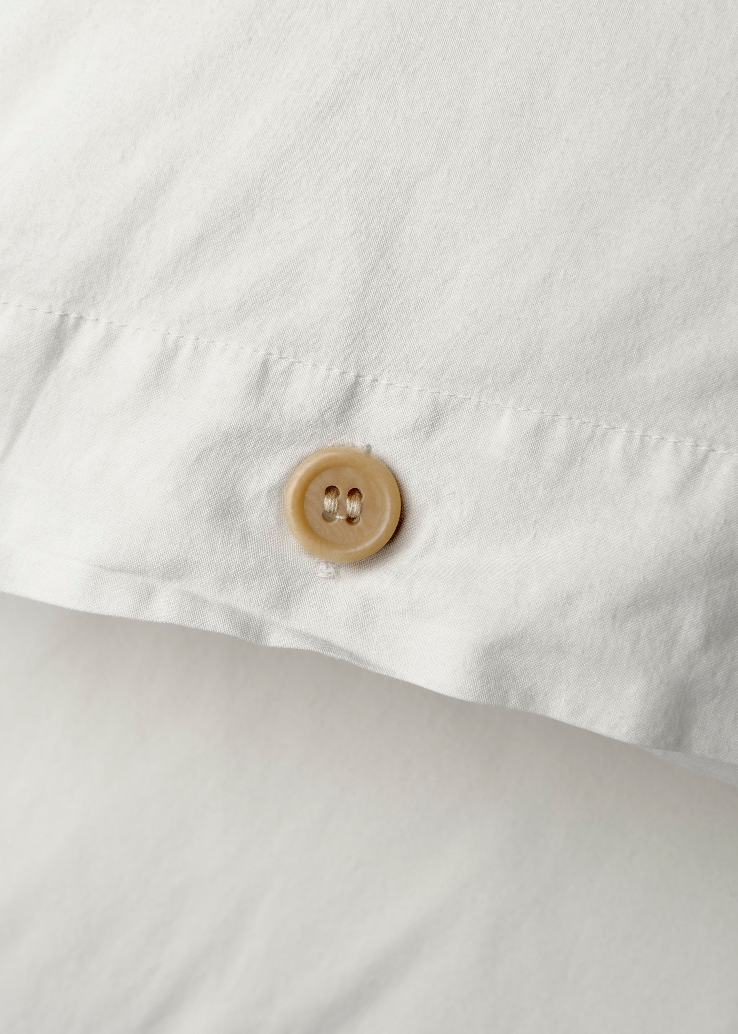 Bed Set - Plain - 140 X 200 + 60 X 70 - White