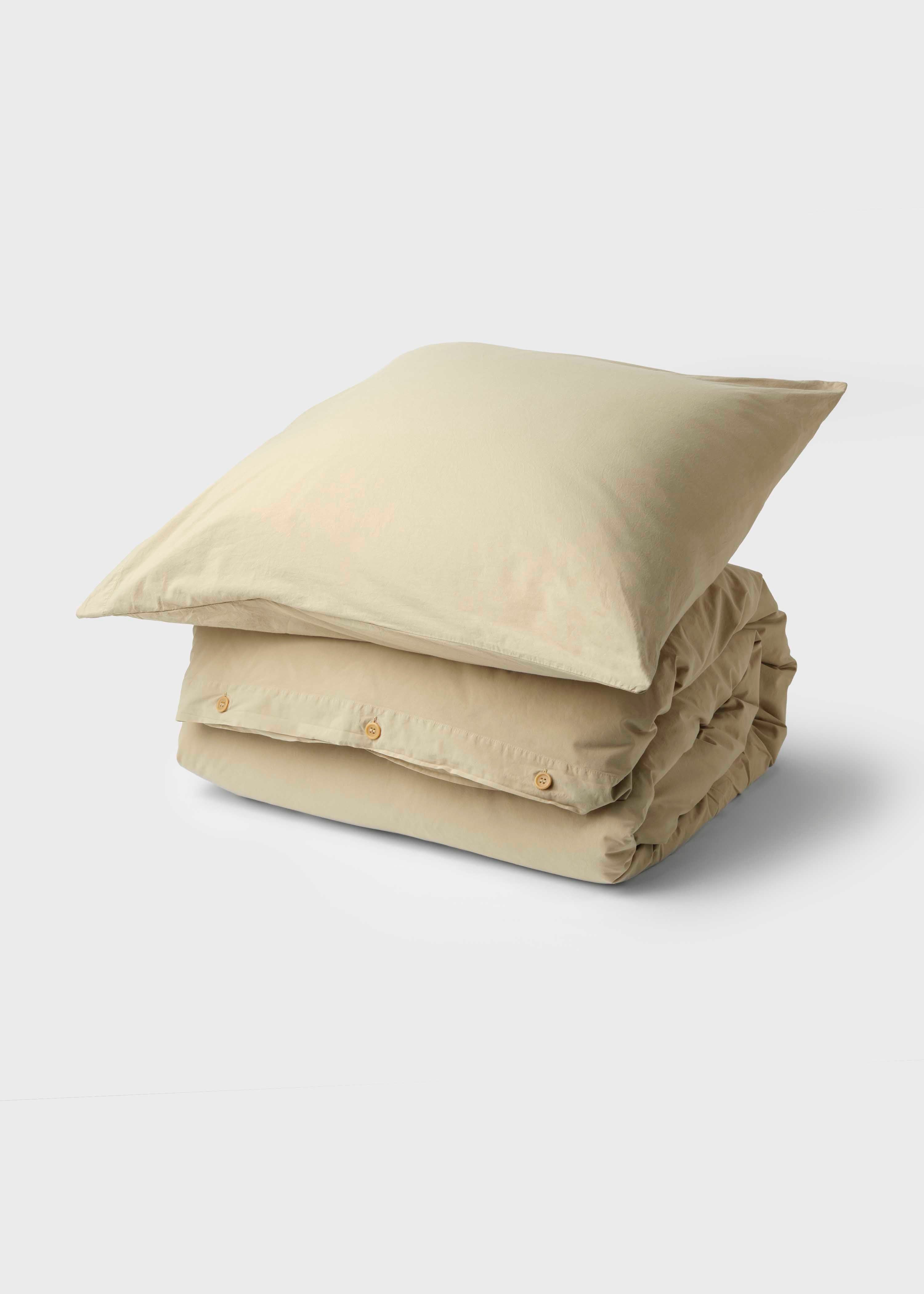 Bed Set - Plain - 140 X 200 + 80 X 80 - Sand