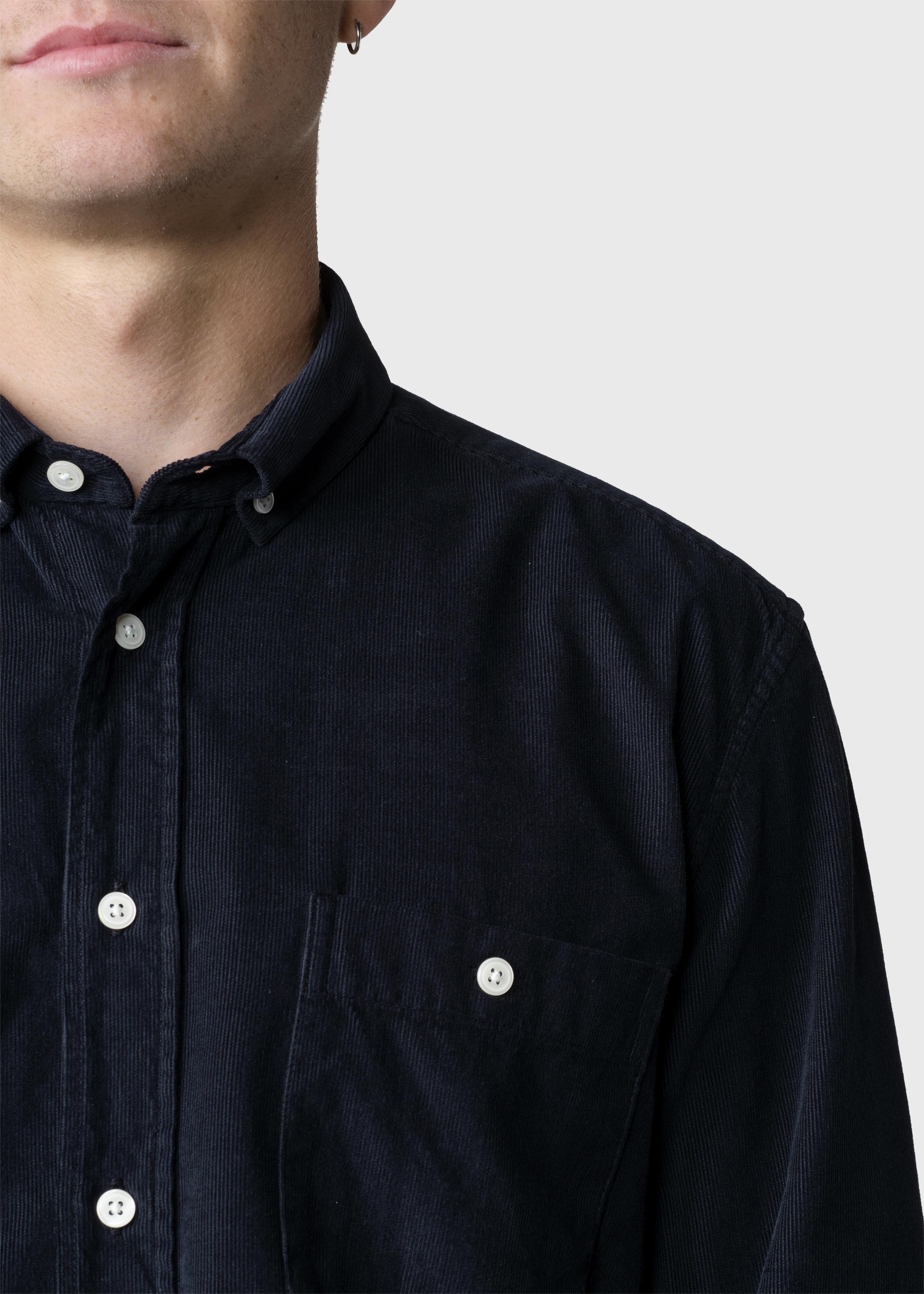 Benjamin Corduroy Shirt - Navy