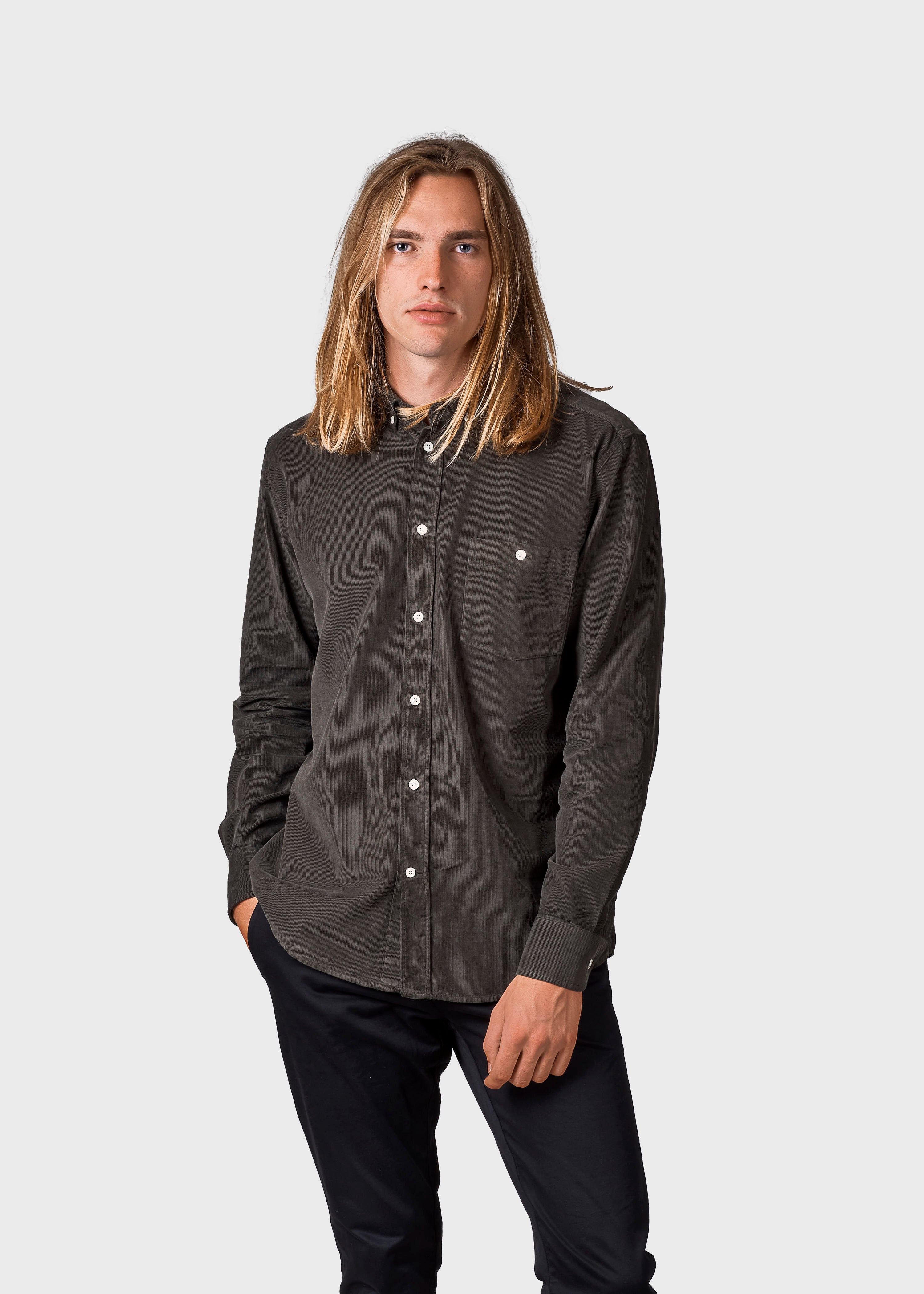 Benjamin Corduroy Shirt - Olive