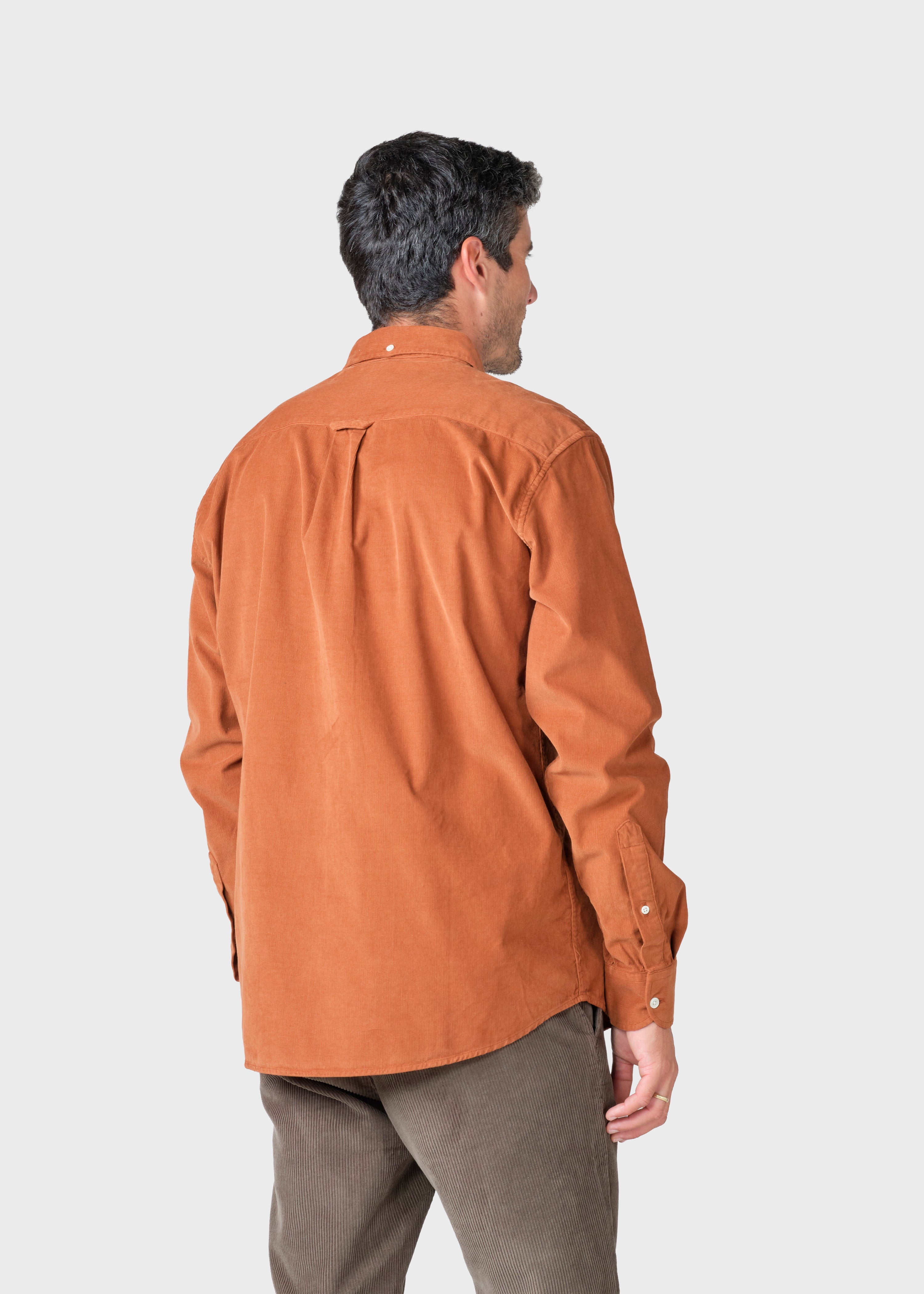 Benjamin Corduroy Shirt - Rust