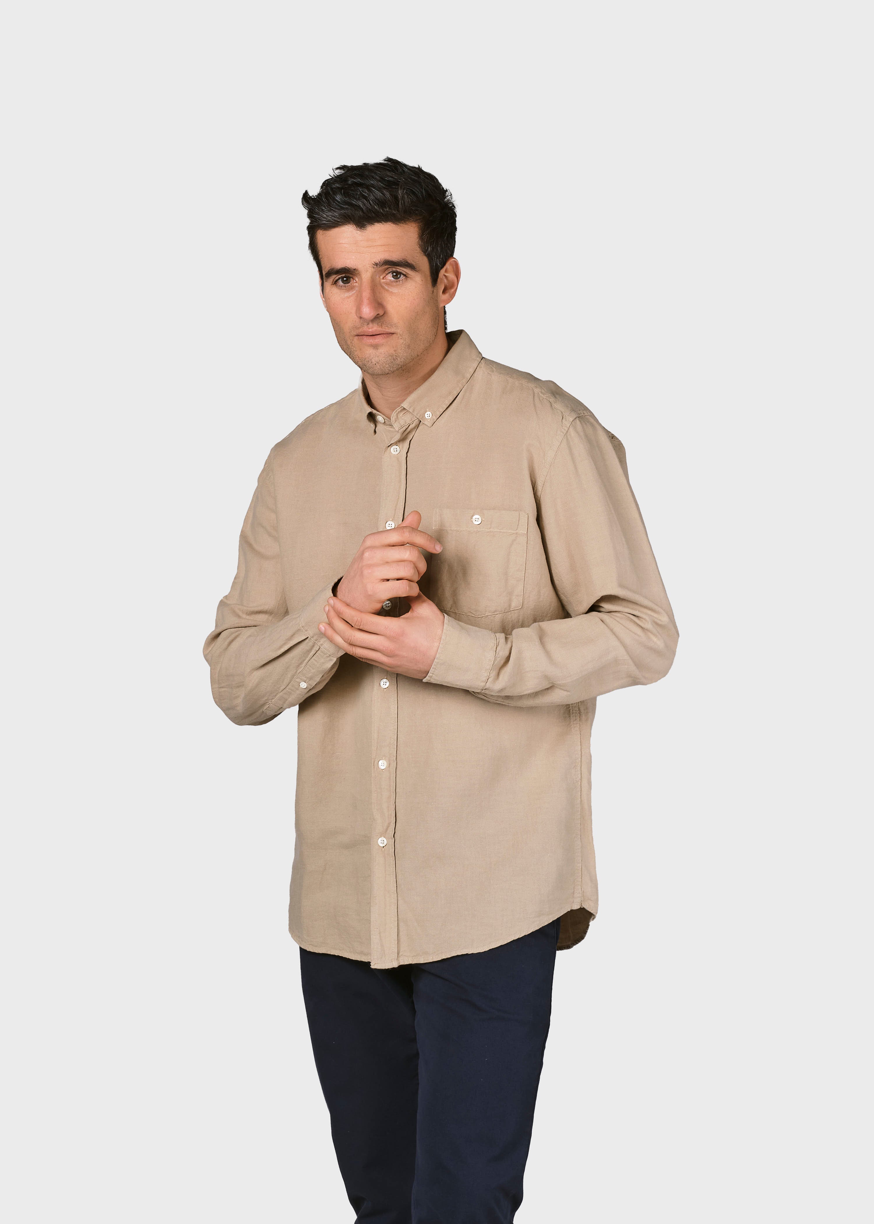 Benjamin Linen Shirt - Sand