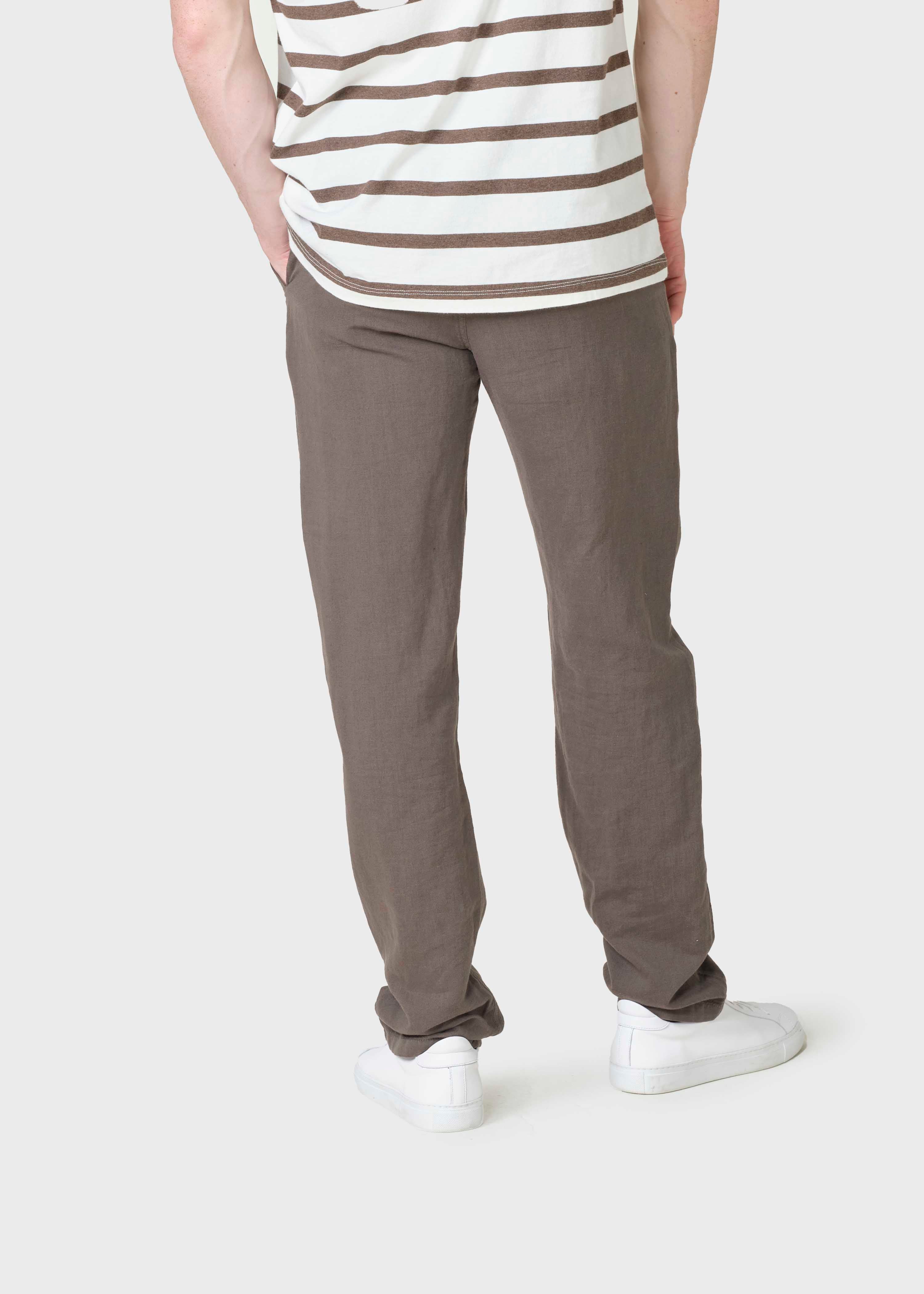 Birger Cotton/linen Pants - Taupe