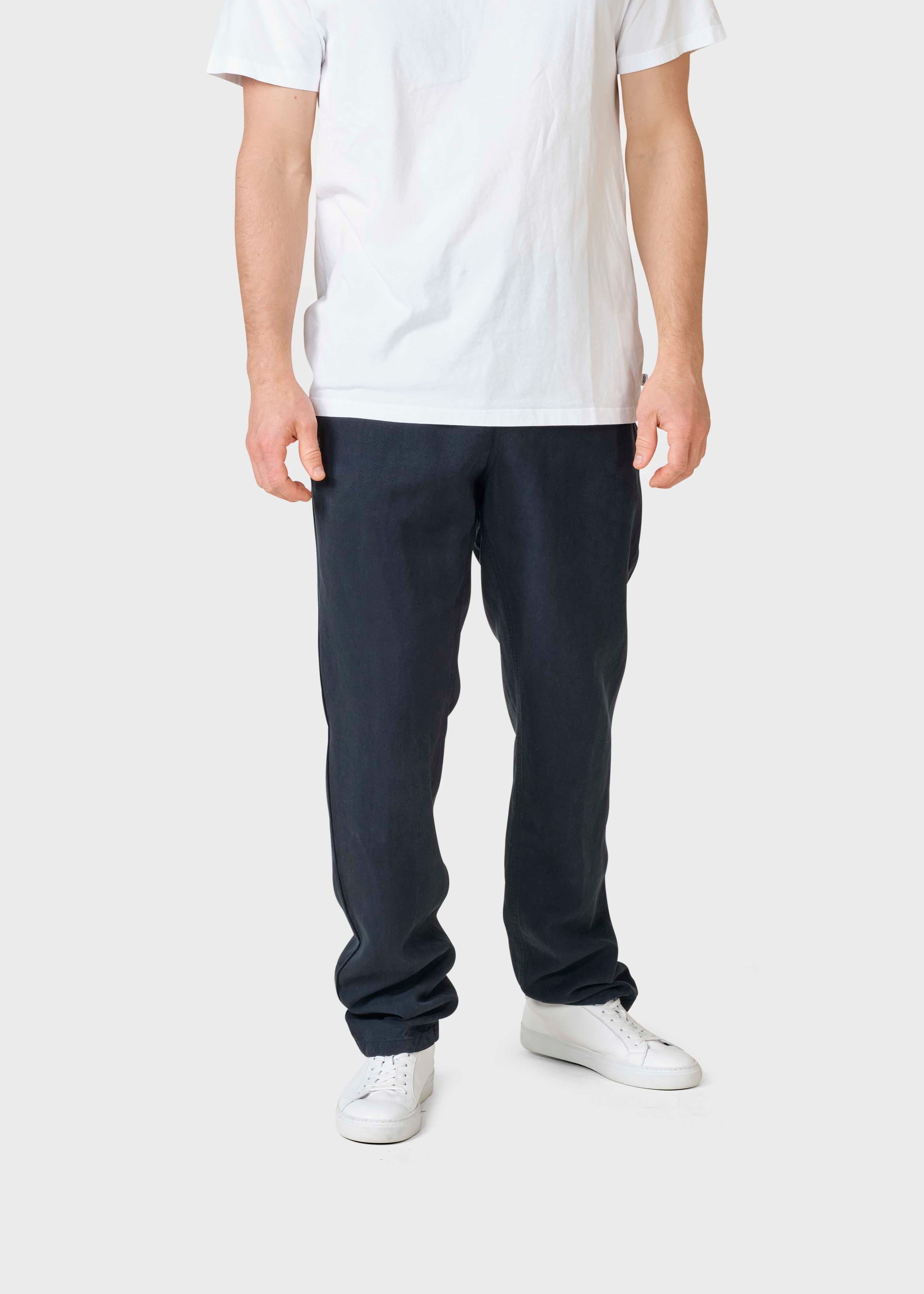 Birger Lyocell Pants - Navy