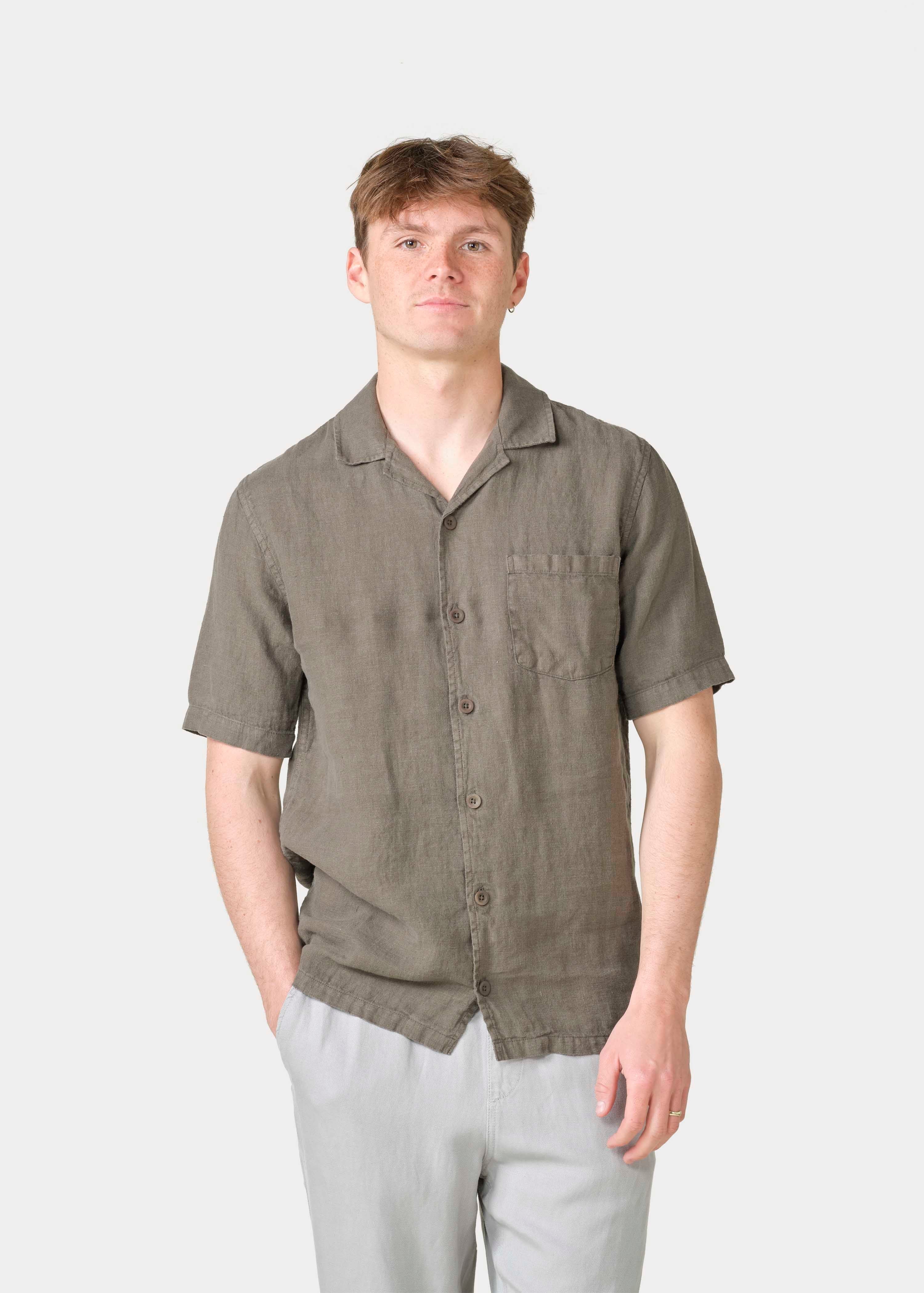 Birger S/s Linen - Taupe