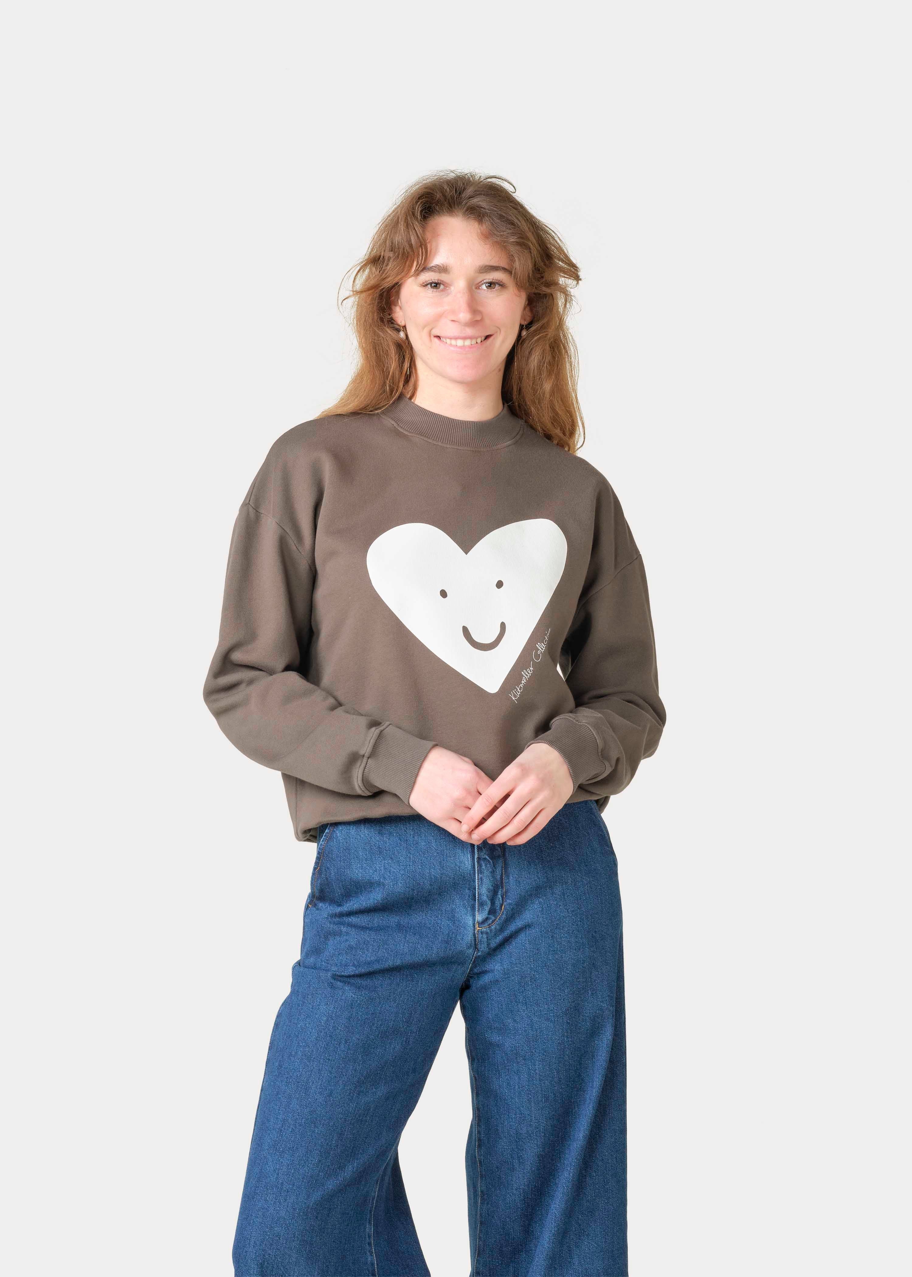 Blossom Sweat - Taupe/cream