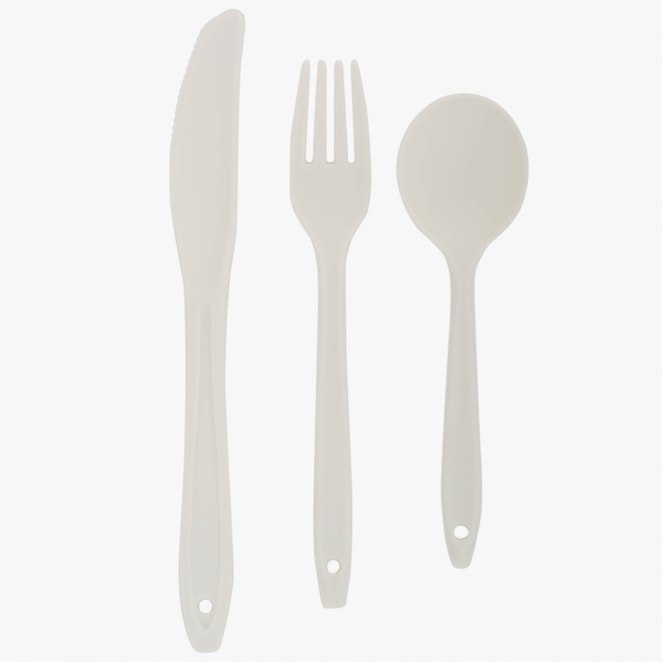 Highlander - Polycarbonat Kniv, Gaffel, Ske (Cp02Pc)