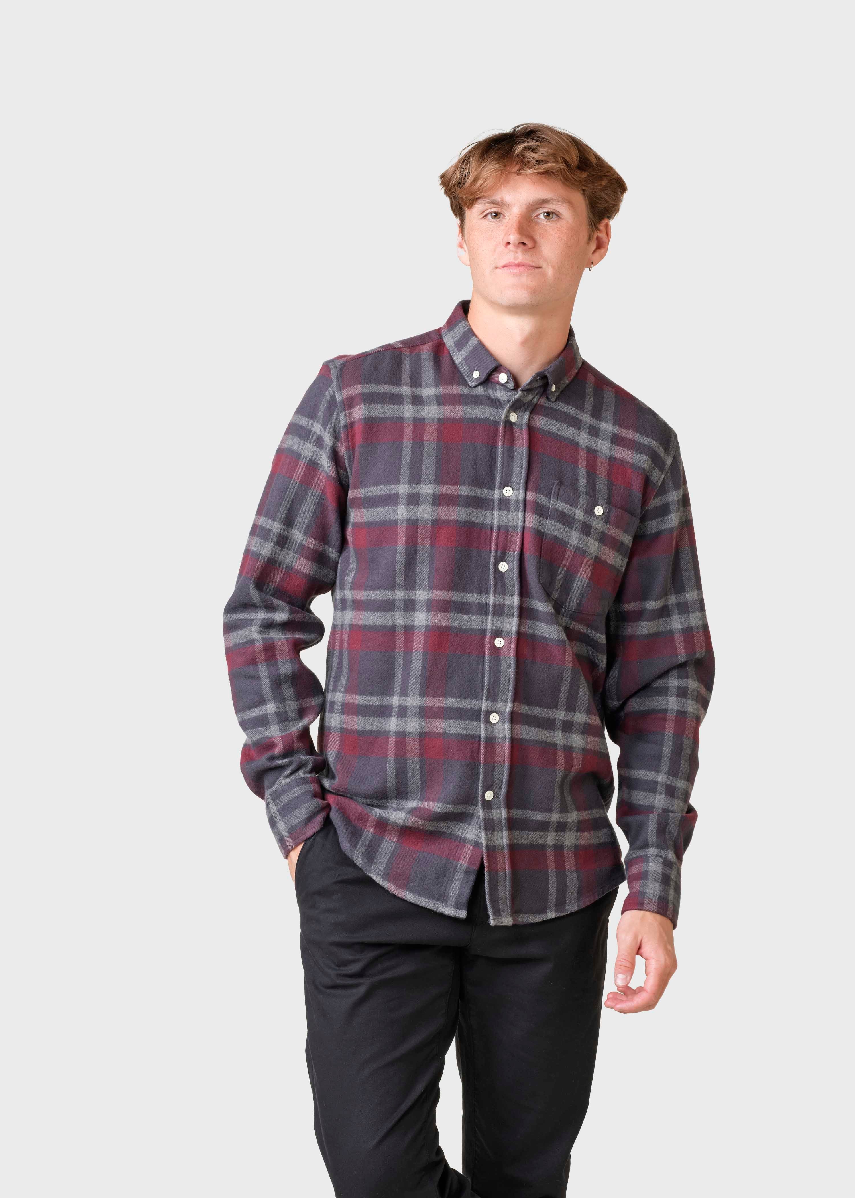 Claus Shirt - Grey/red