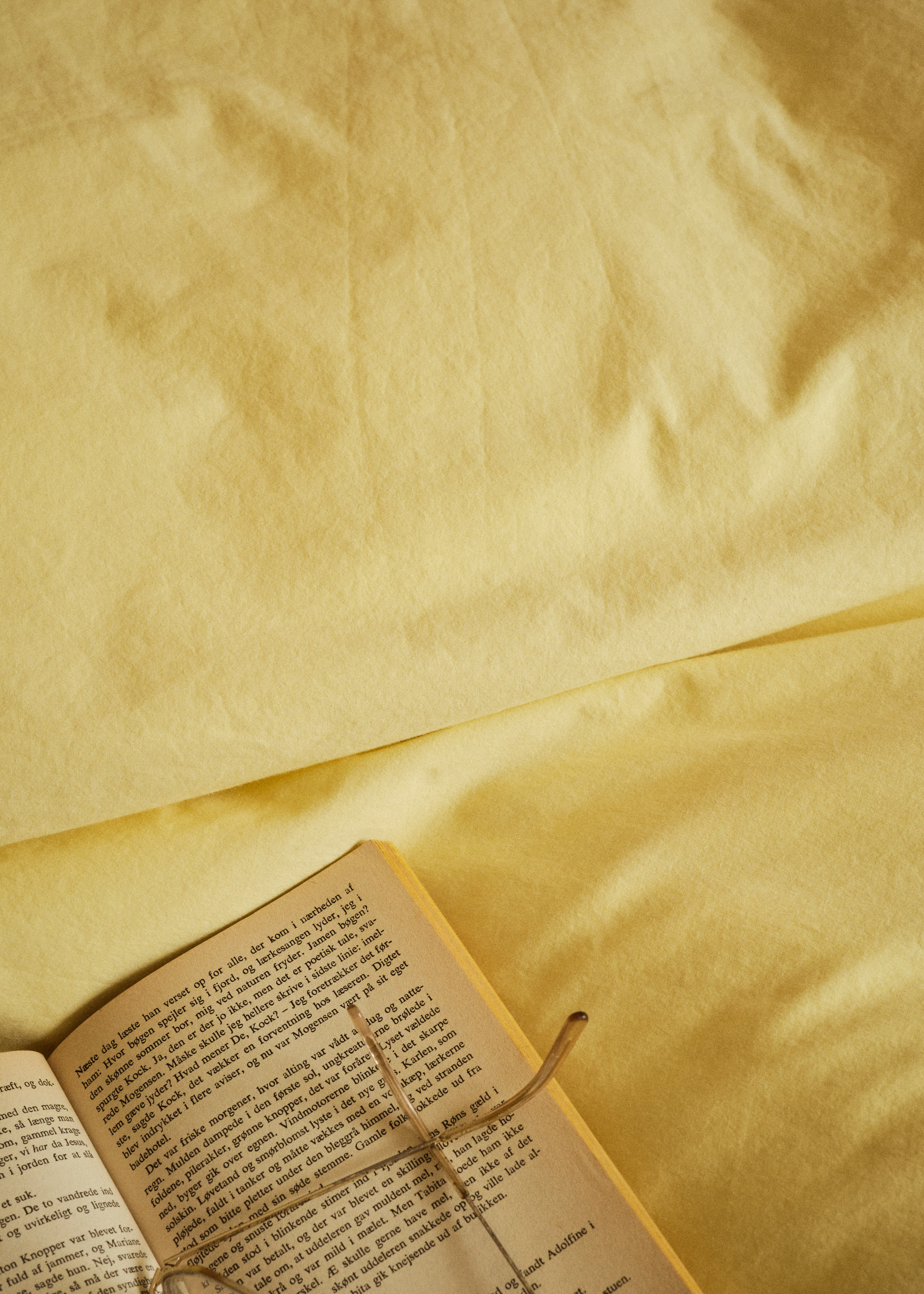 Bed Set - Plain - 140 X 200 + 80 X 80 - Lemon Sorbet