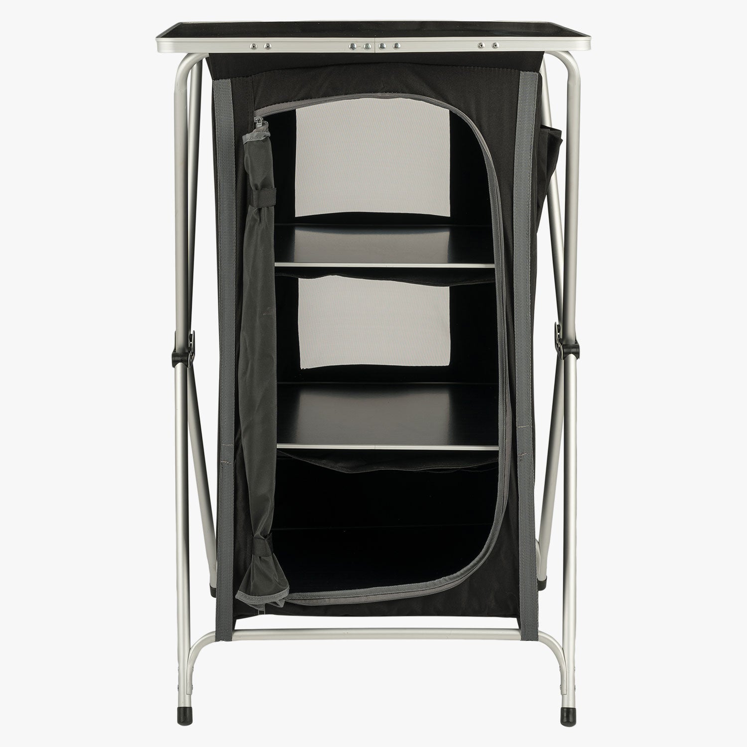 Highlander - 3 hylders sammenklappelig camping skab