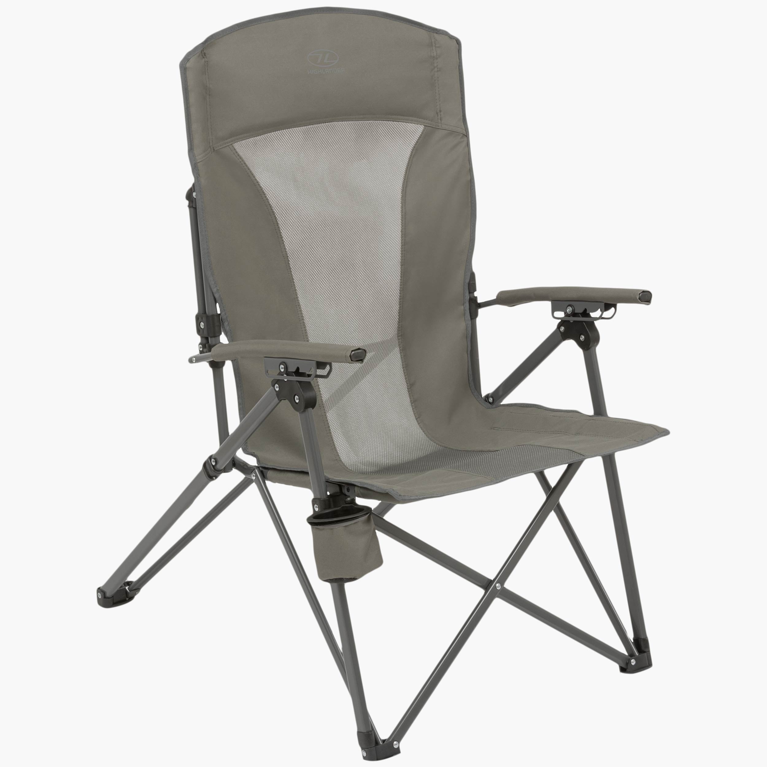 Highlander - Balvenie Recliner Campingstol, Charcoal