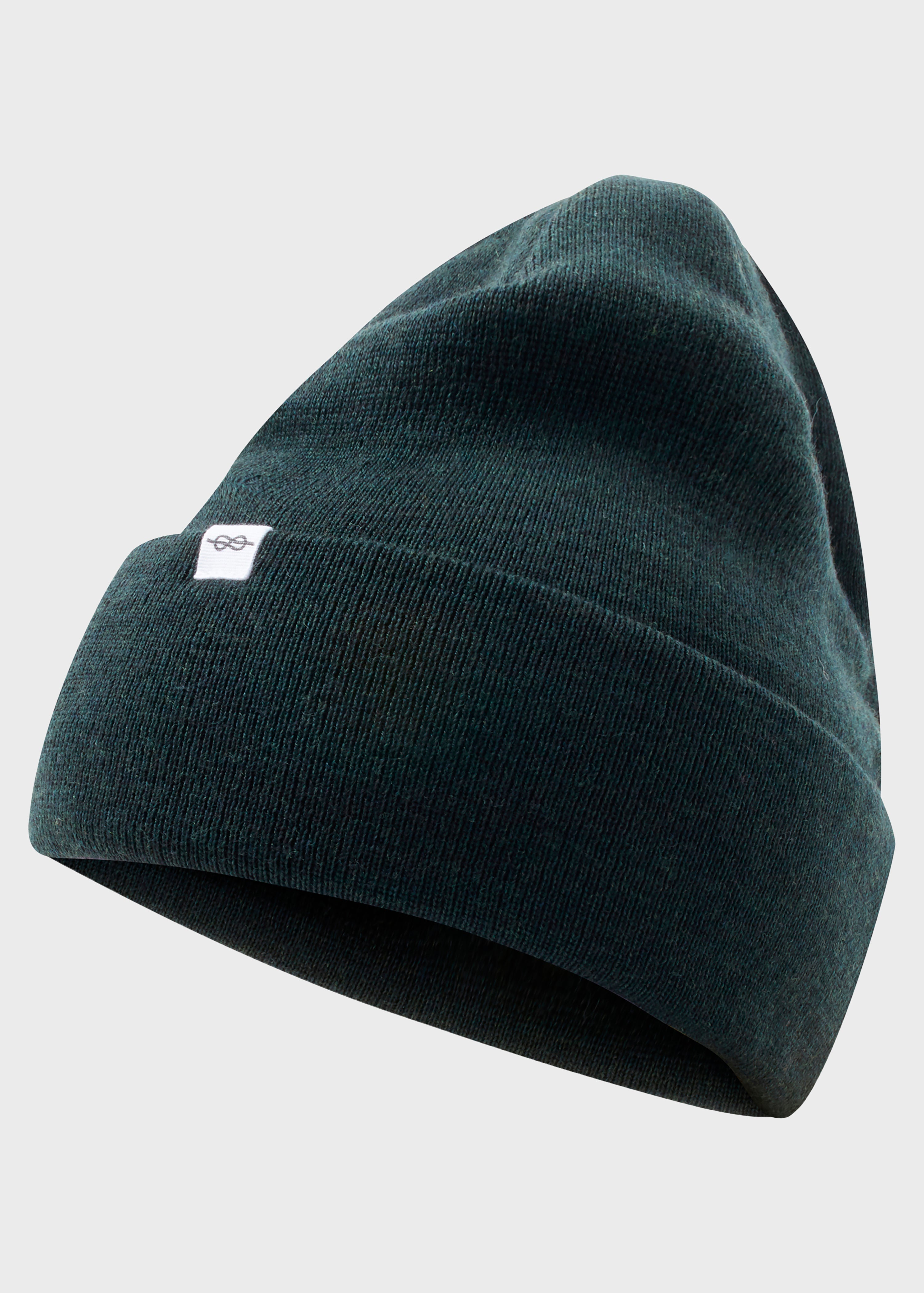 Fine Rib Beanie - Olive