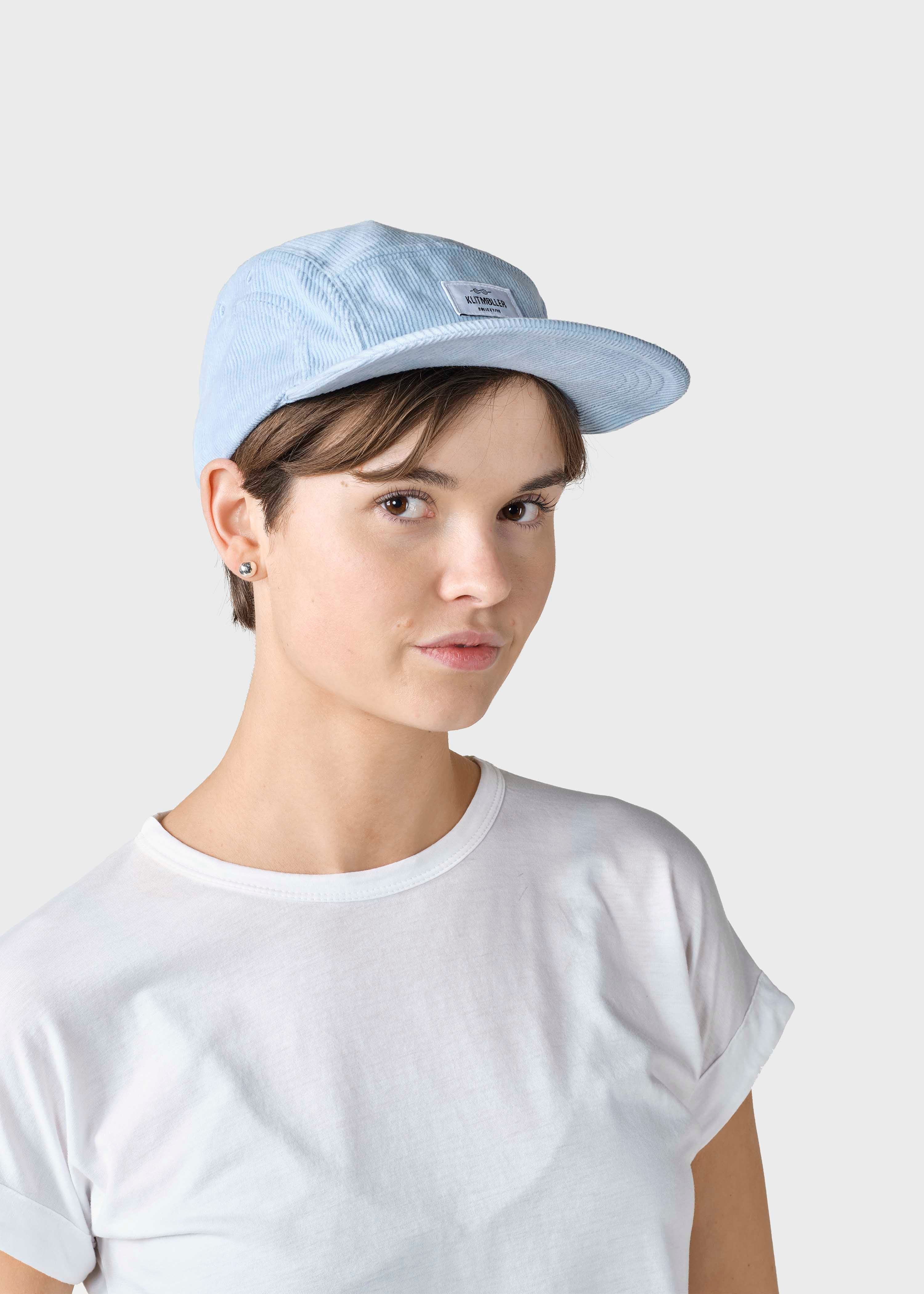 Five Panel Corduroy Cap - Light Blue