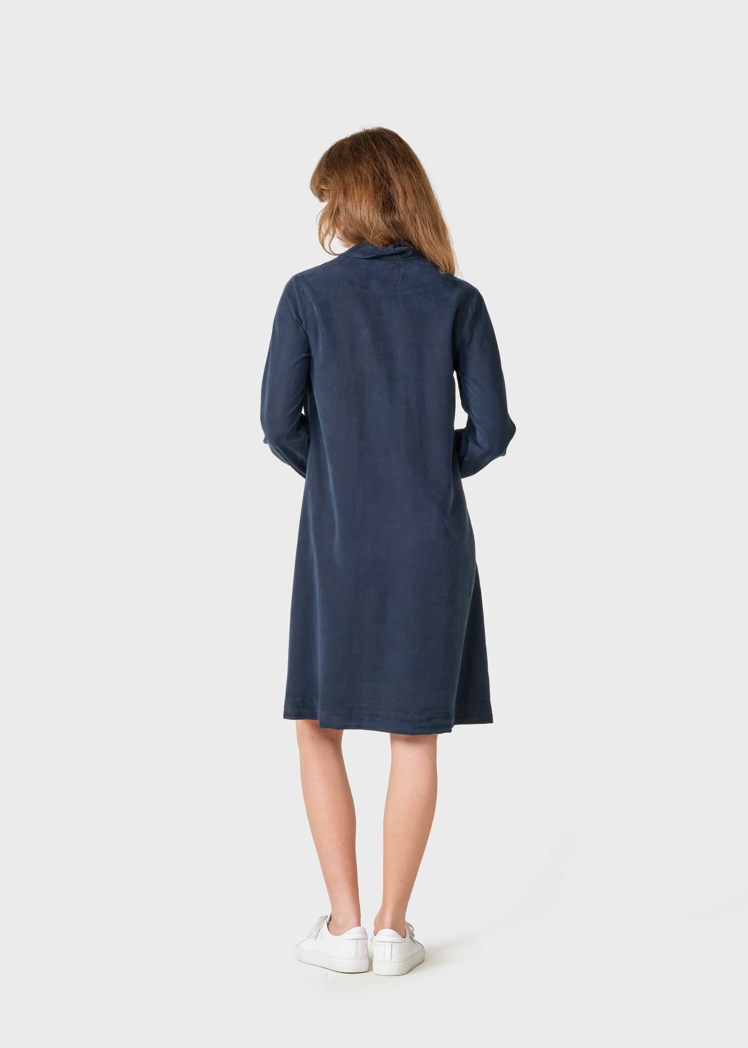 Gerdi Lyocell Dress - Navy