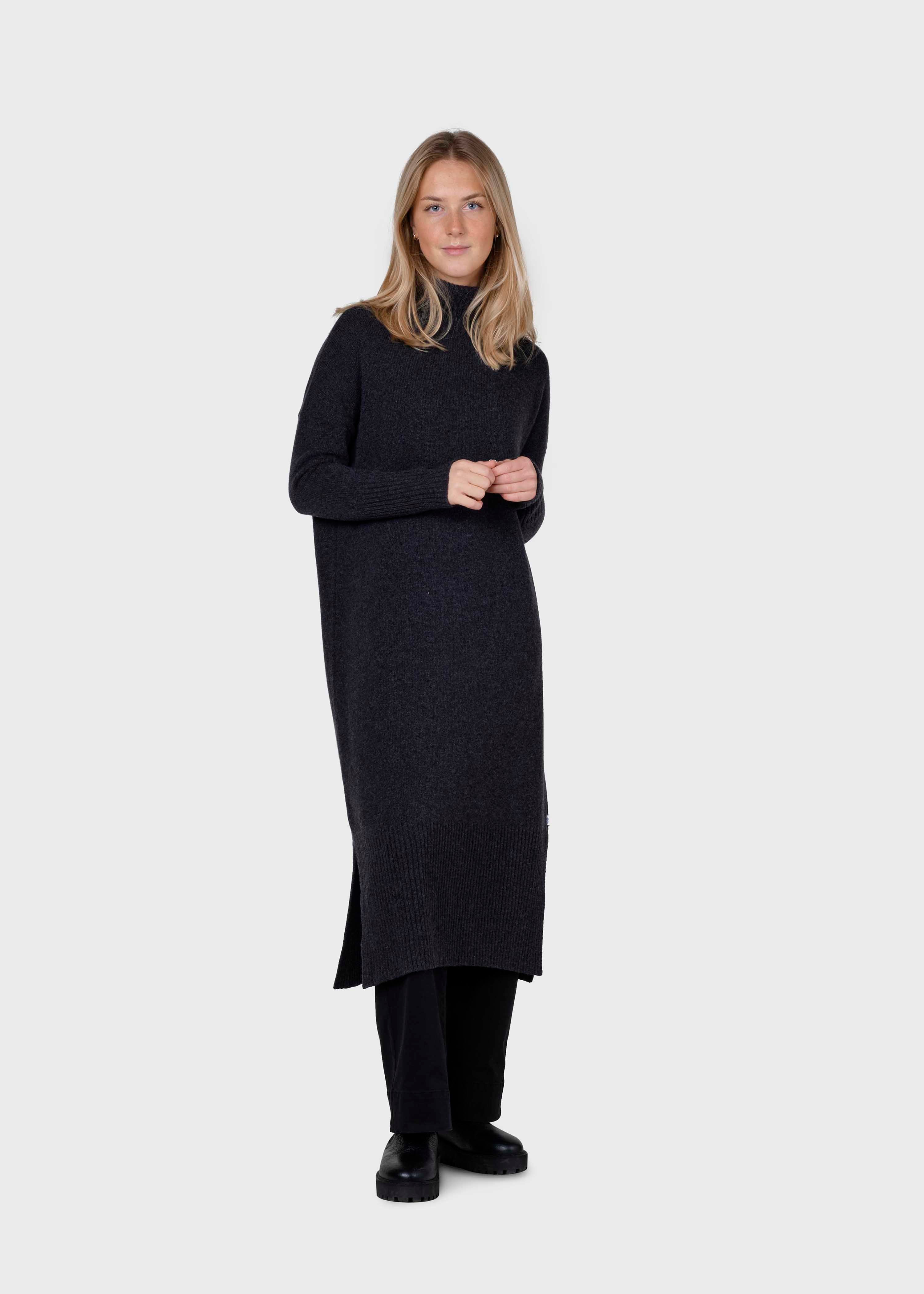 Gro Knit Dress - Anthracite