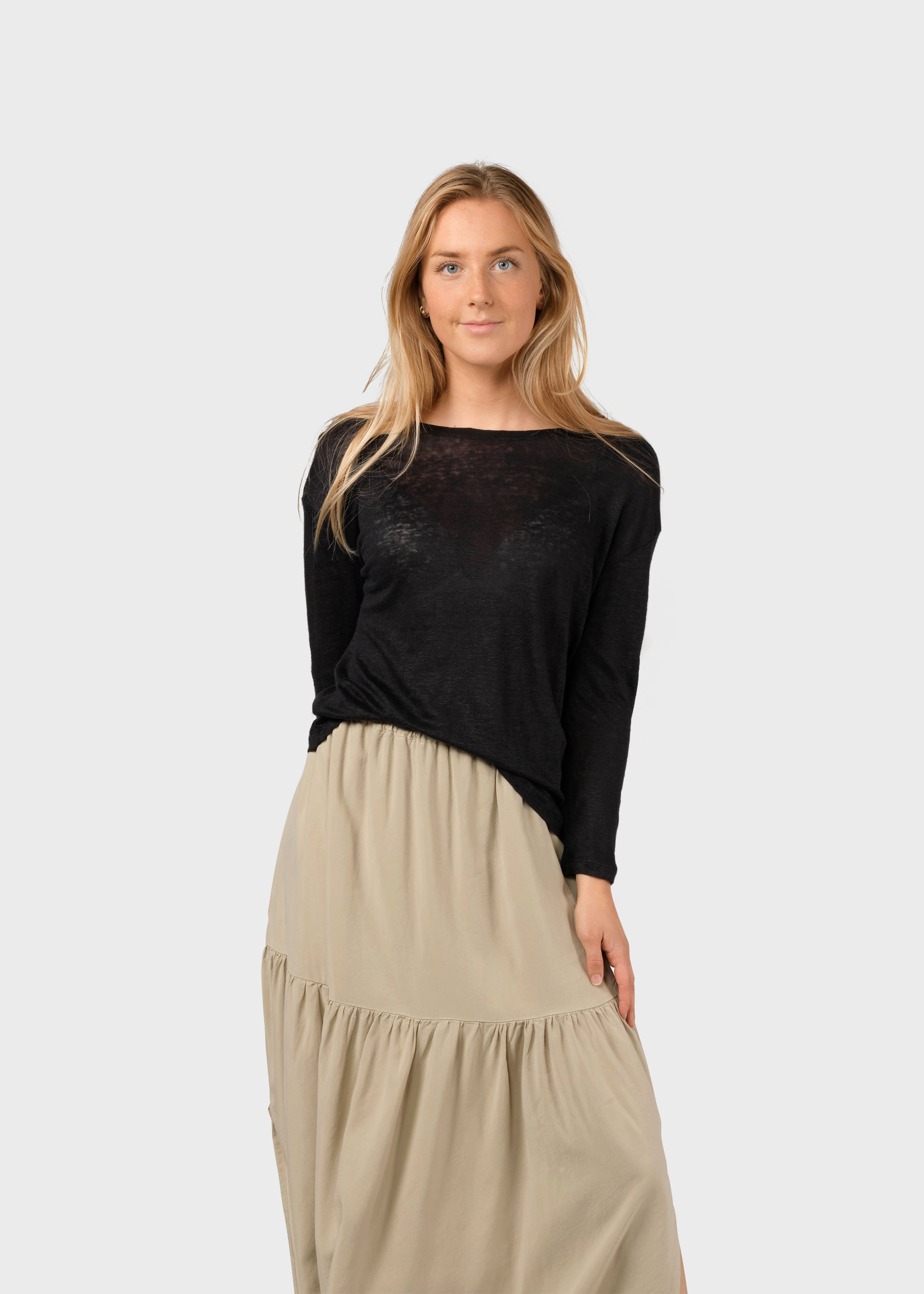 Gudrun Ls Tee - Black