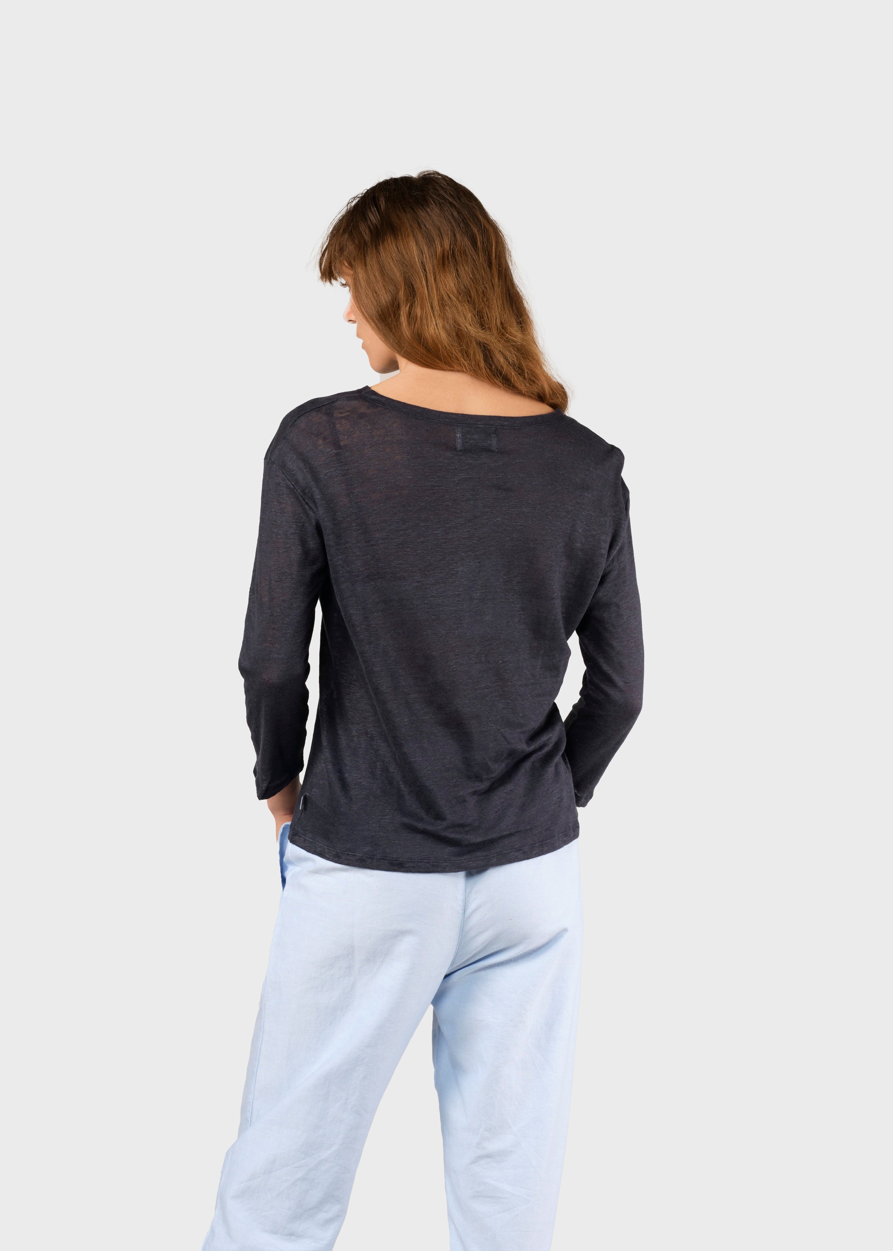 Gudrun Ls Tee - Navy