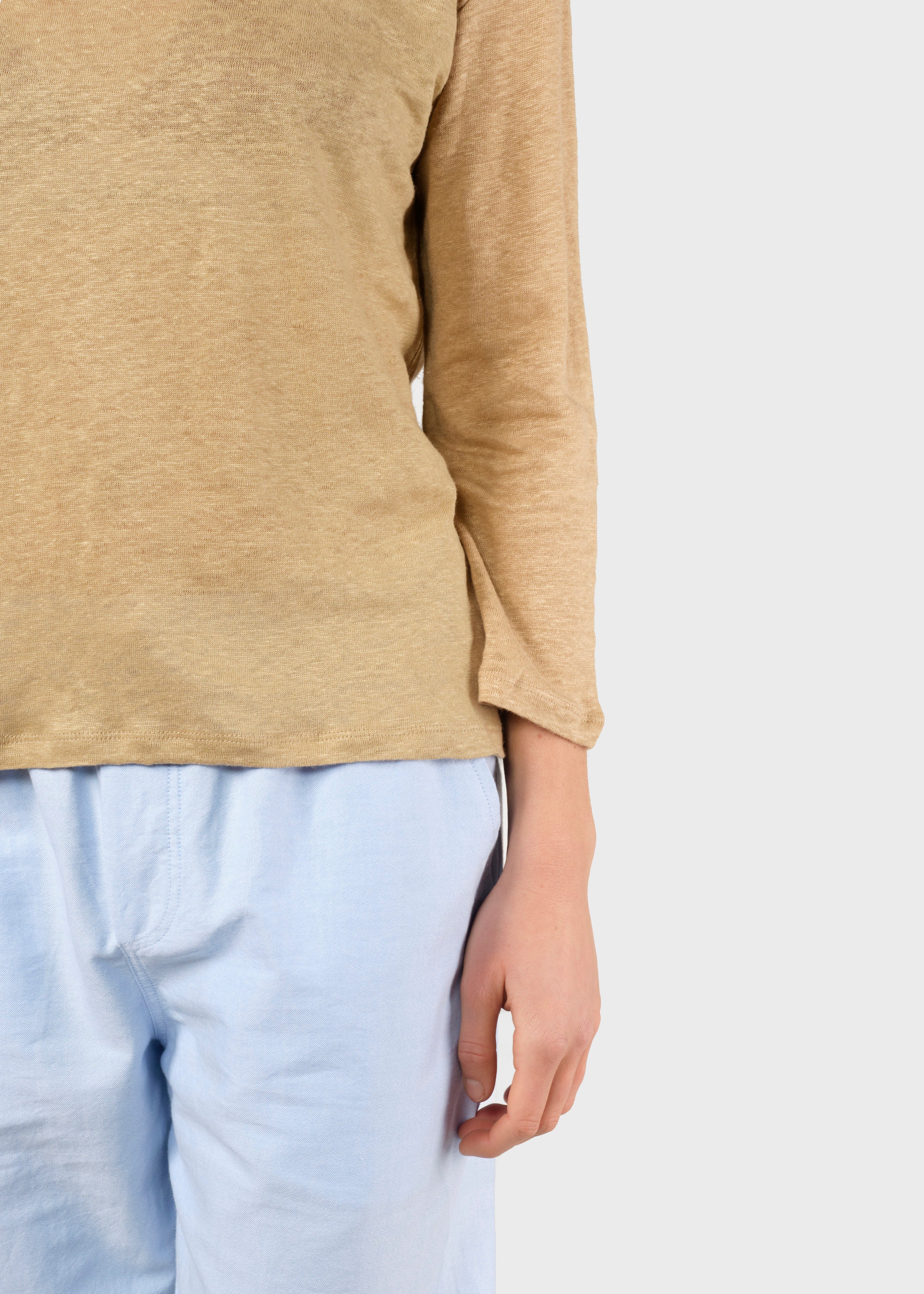 Gudrun Ls Tee - Sand