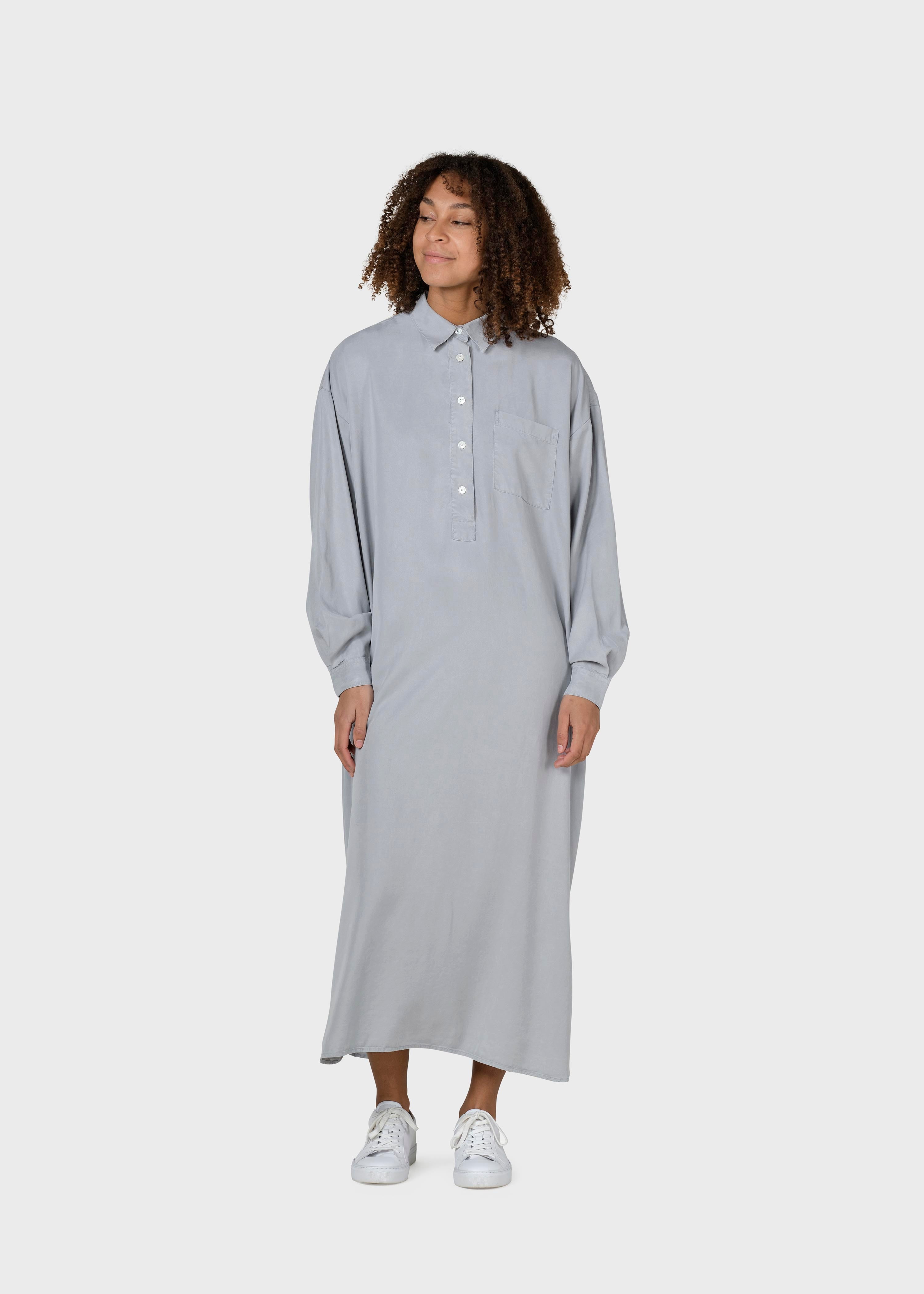 Gulla Shirtdress - Pastel Grey