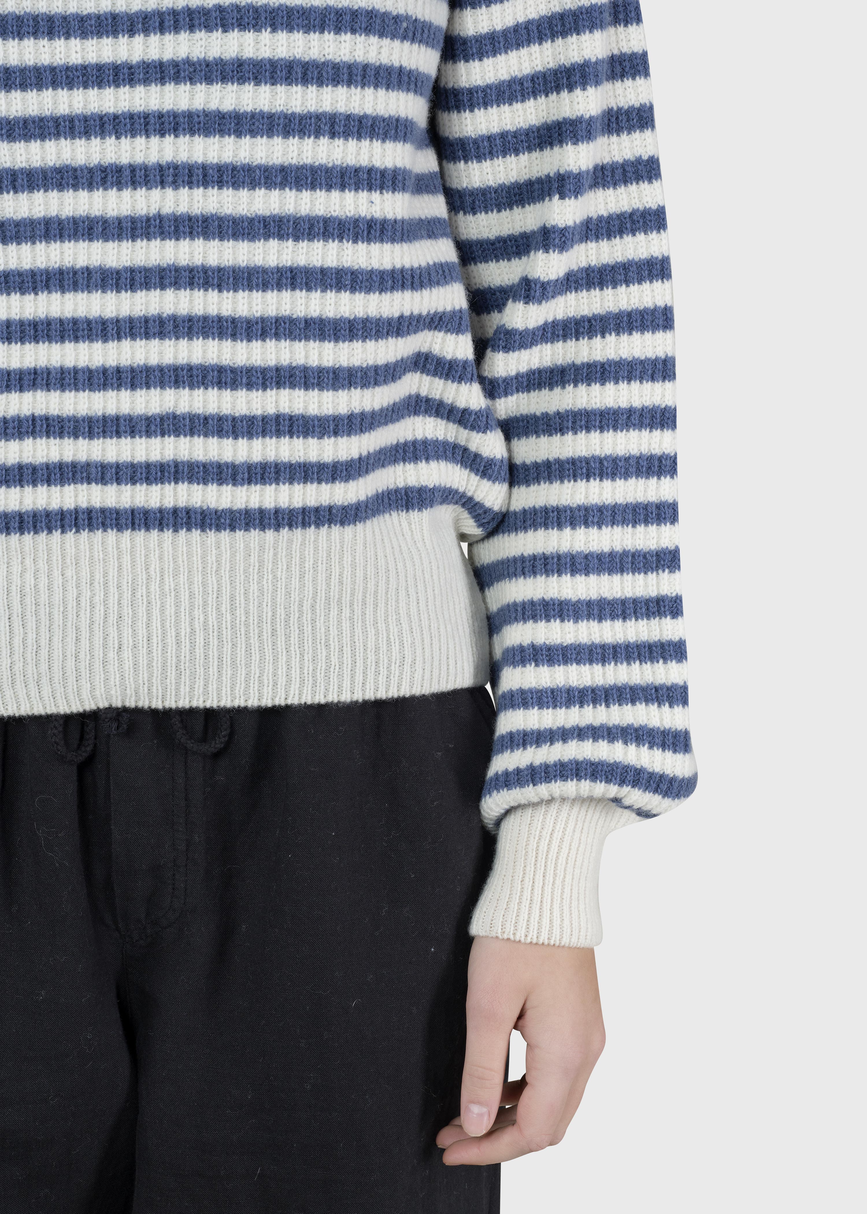 Gunilla Knit - Cream/ocean