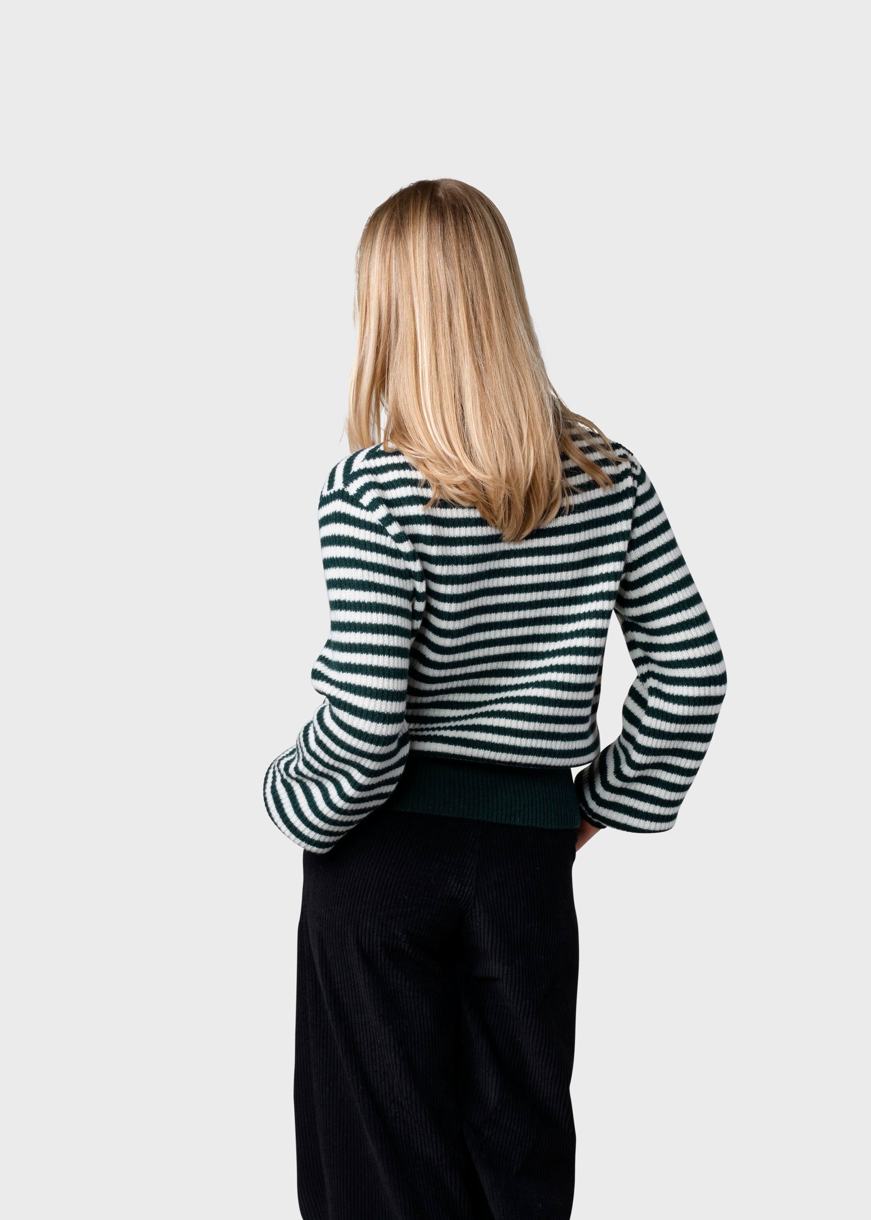 Gunilla Knit - Moss Green/cream