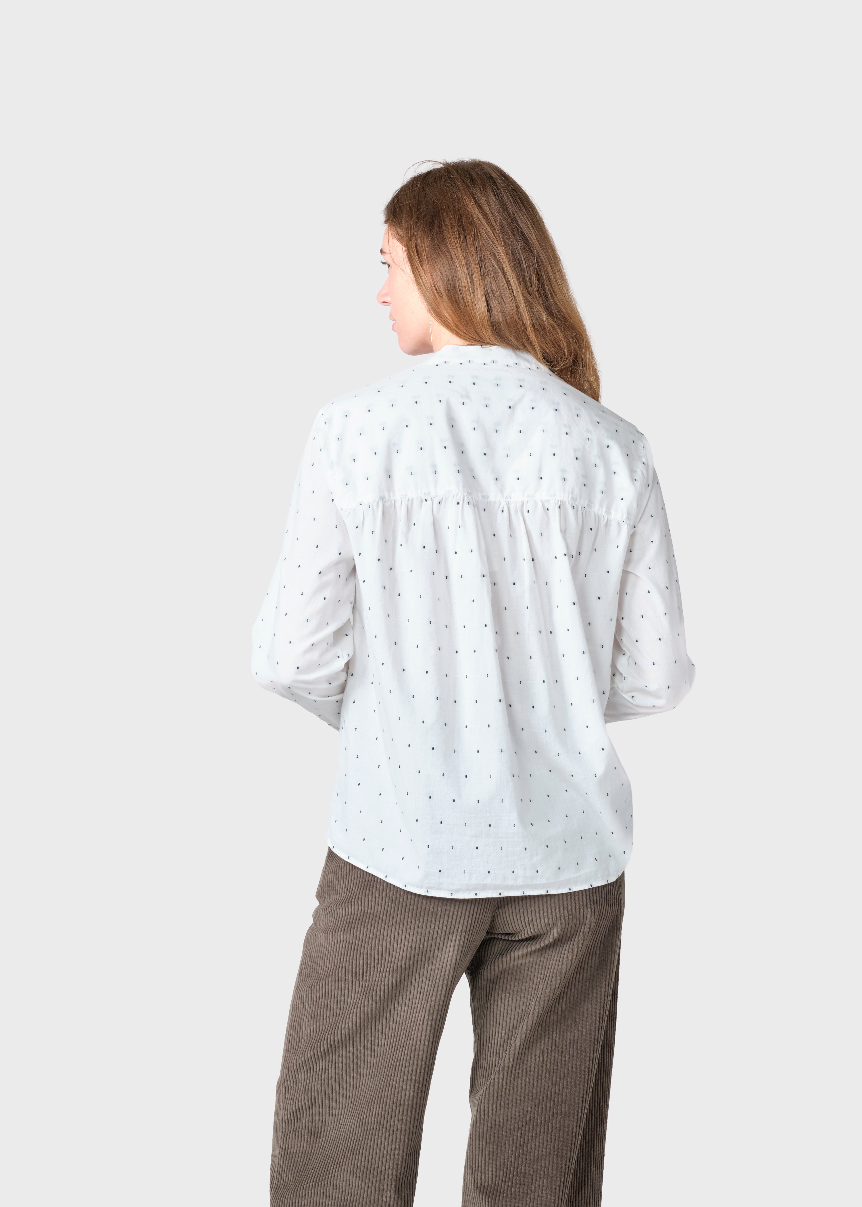 Harlow Blouse - White/black