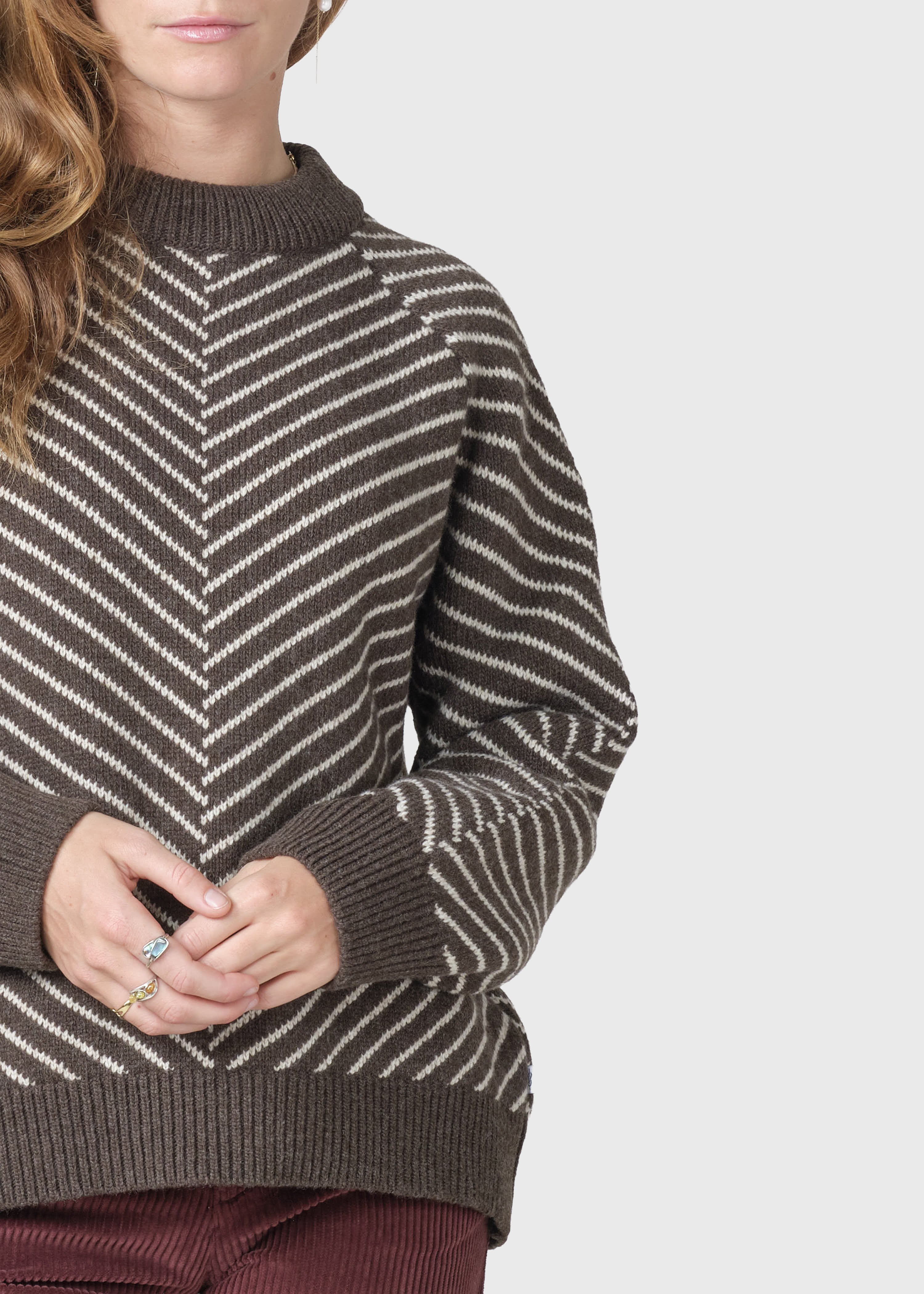 Ines Knit - Taupe/pastel Sand