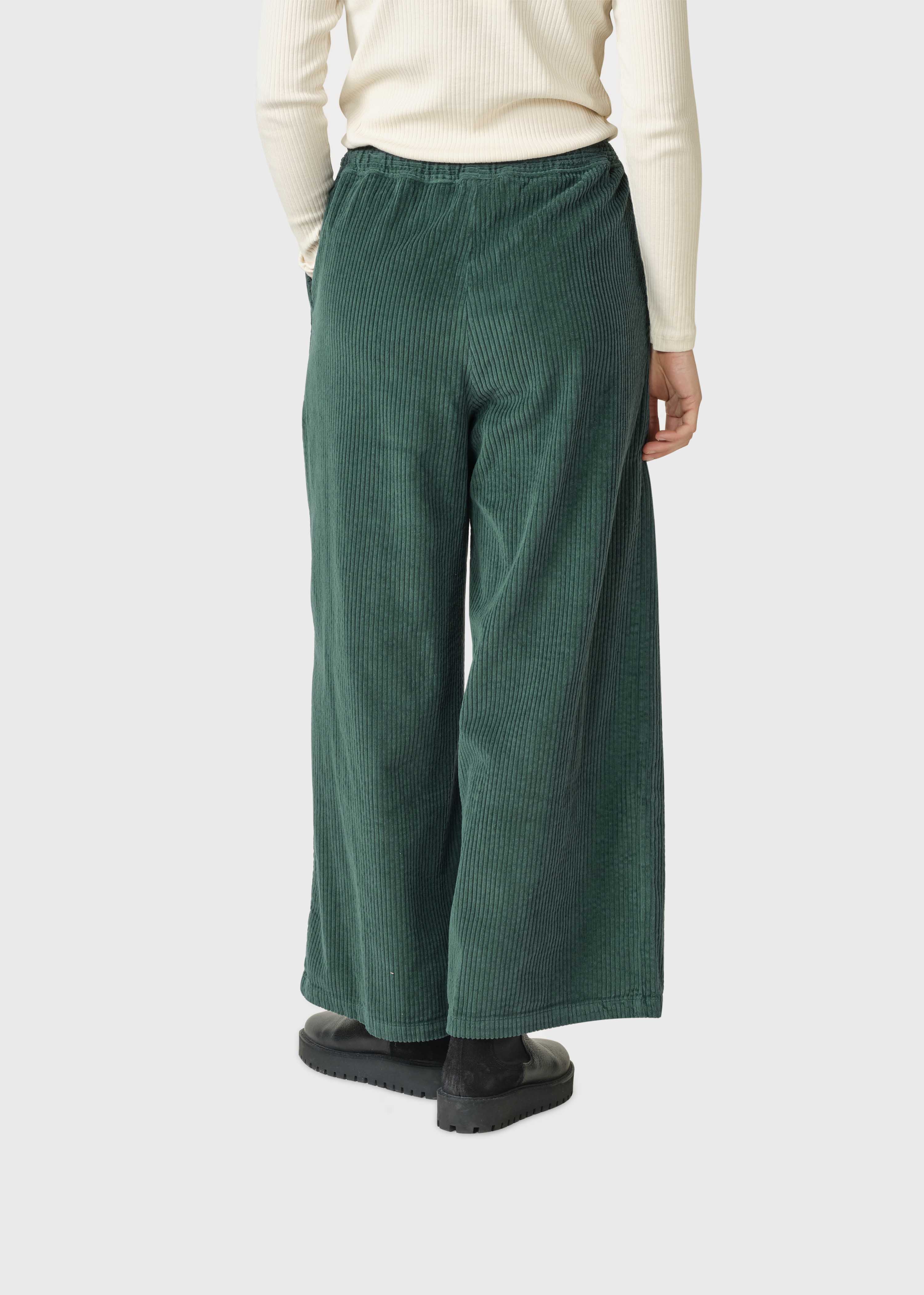 Kaja Cord Pants - Moss Green