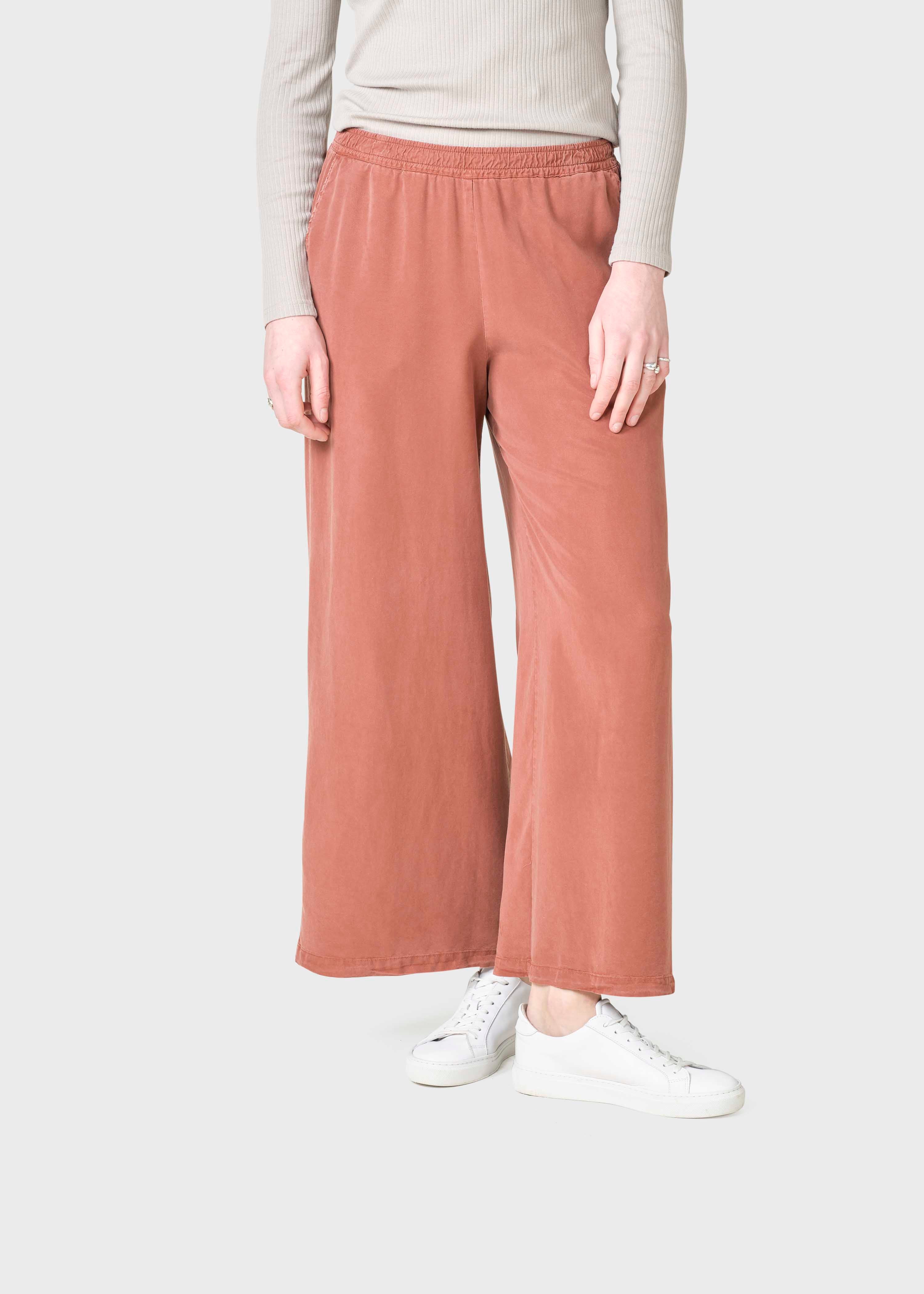 Kaja Lyocell Pants - Burnt Sienna
