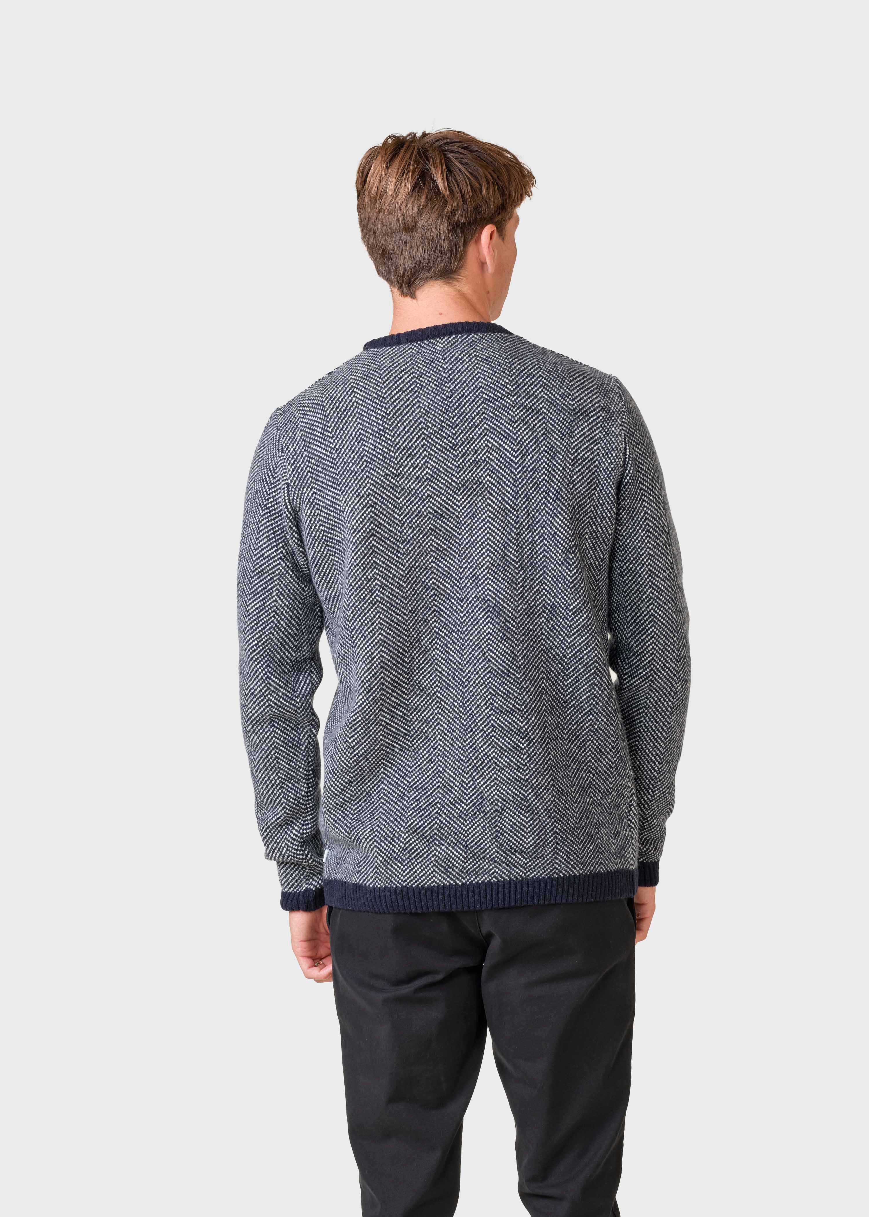 Keld Knit - Navy/cream