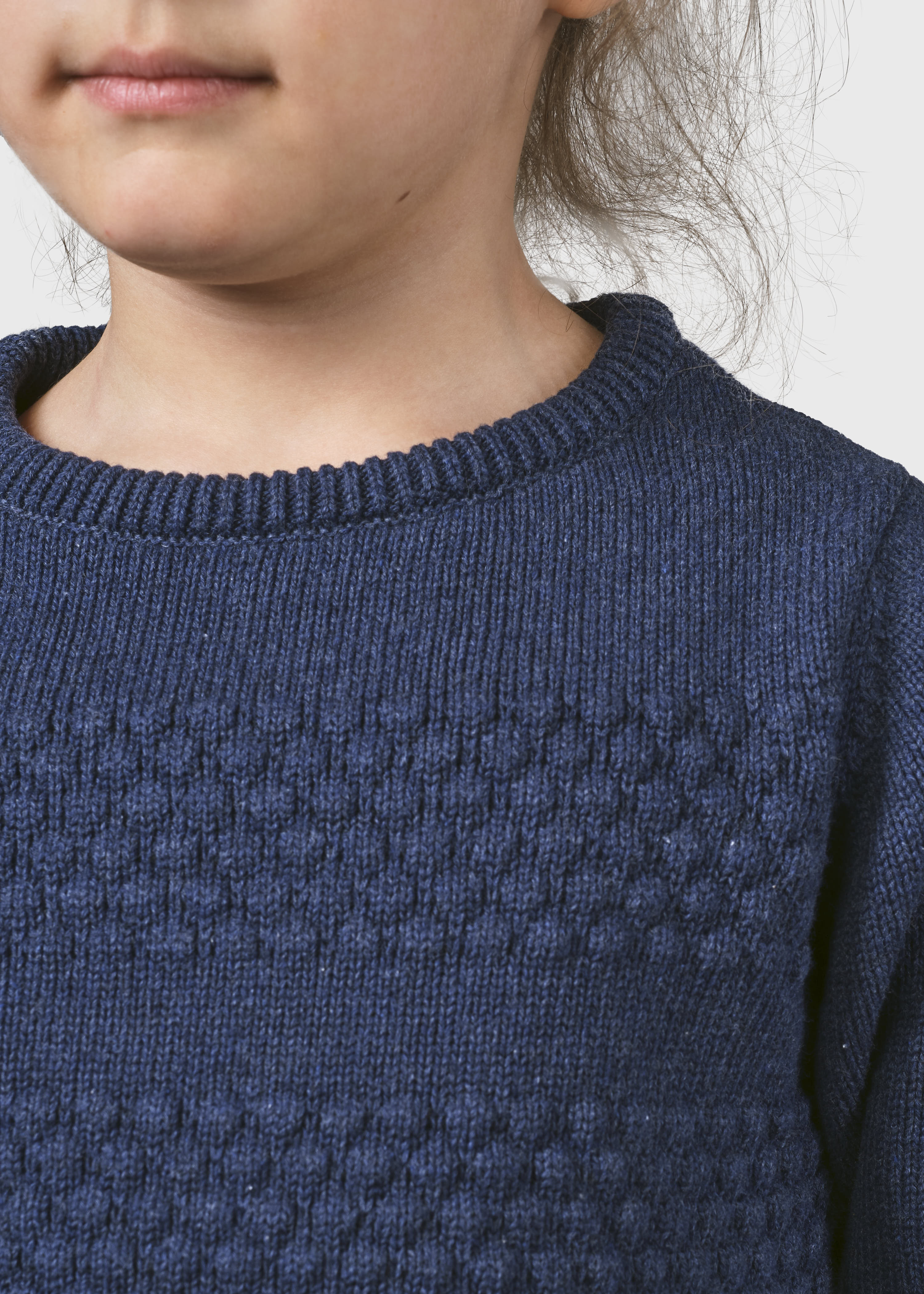 Kids Fisher Cotton Knit - Ocean