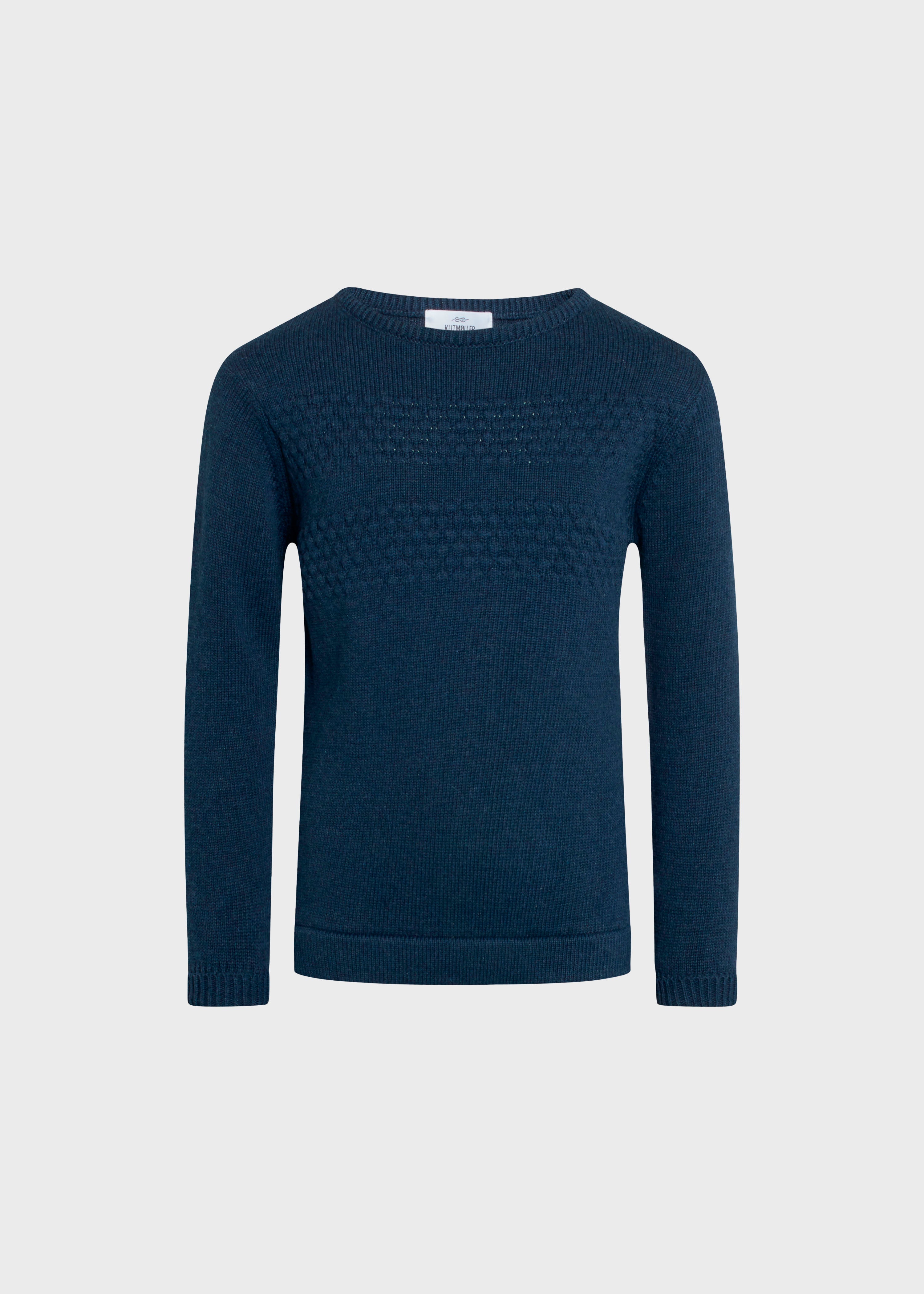 Kids Fisher Cotton Knit - Ocean