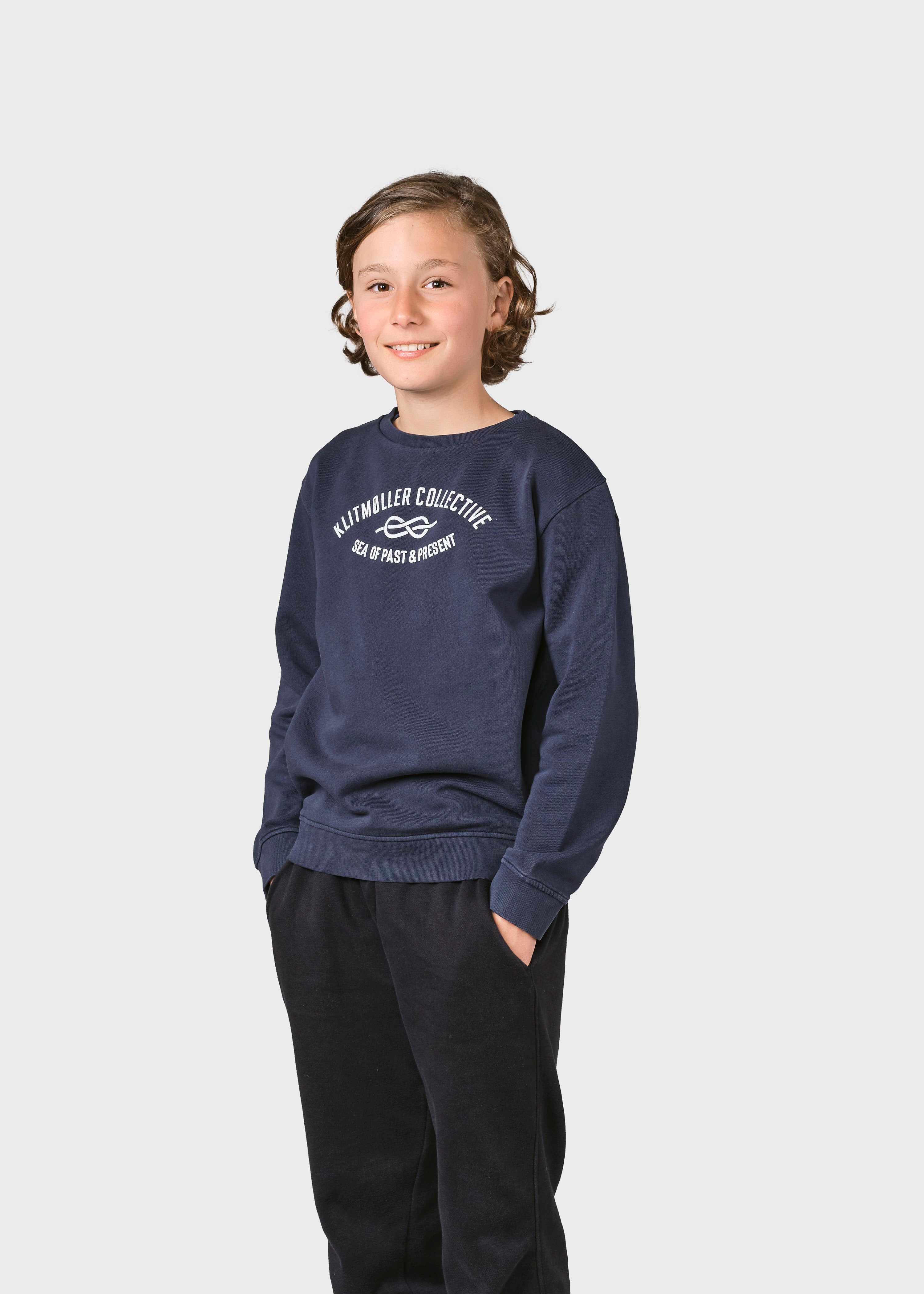 Kids Logo Eye Crew - Navy