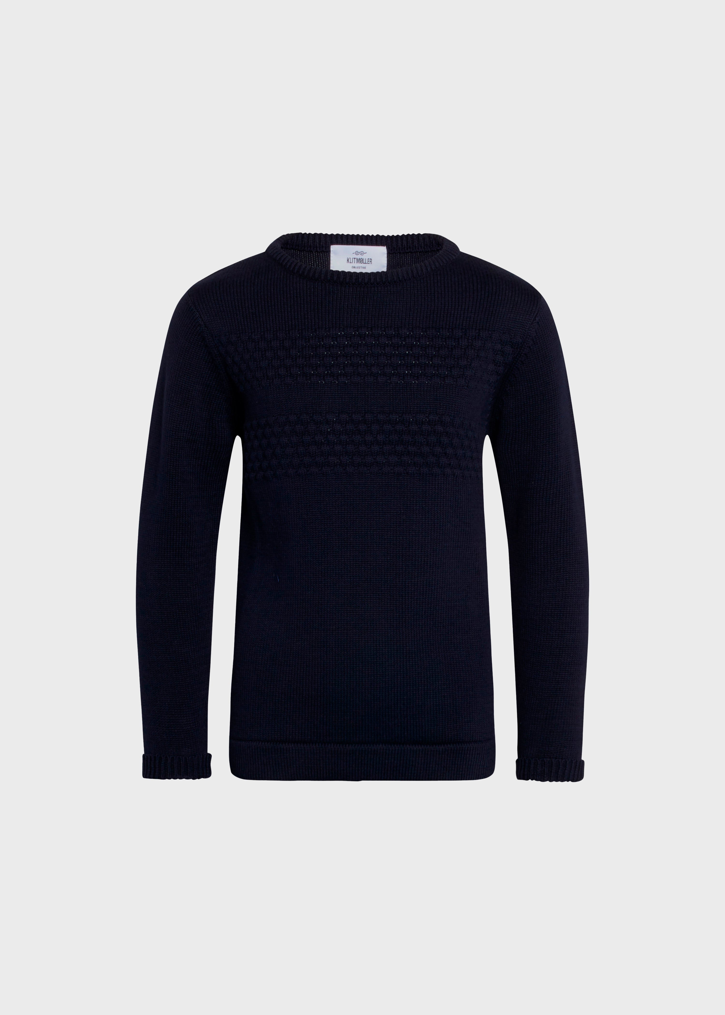 Kids Fisher Cotton Knit - Navy