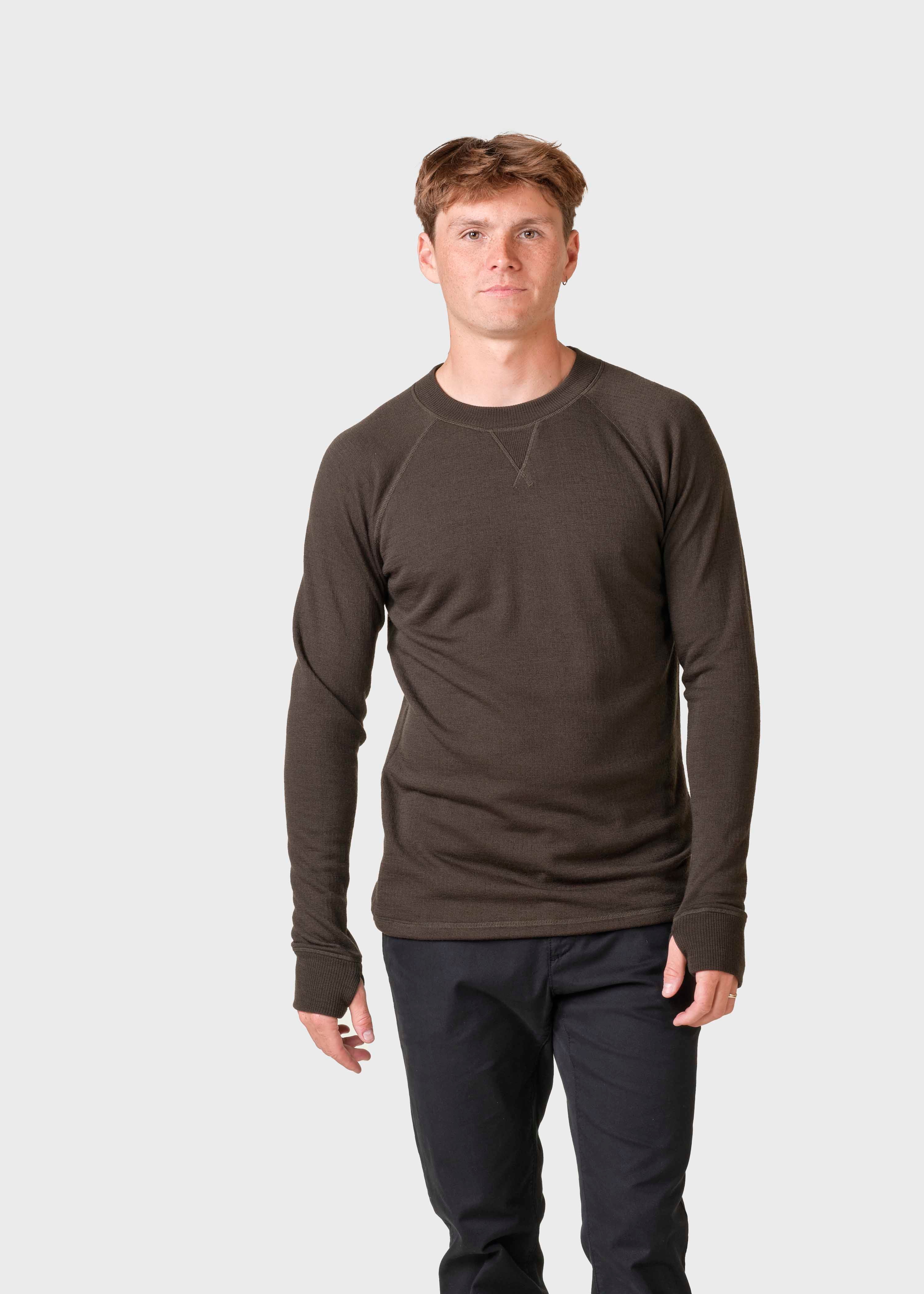 Knuth Wool Crew - Olive